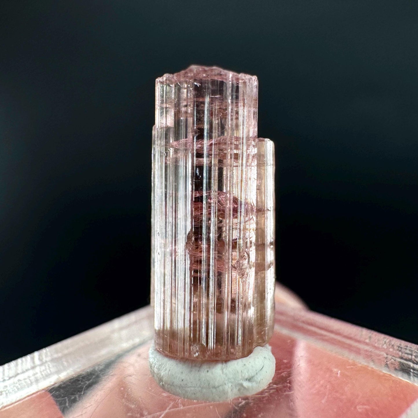 Elbaite Tourmaline | Pink Crystal, mineral specimen from Paprok