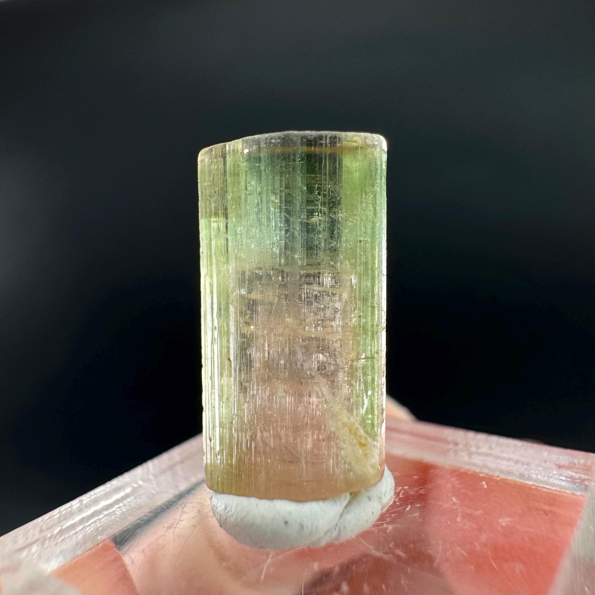 Watermelon Tourmaline | Green & Pink Bi-Color Elbaite Crystal, mineral specimen from Paprok