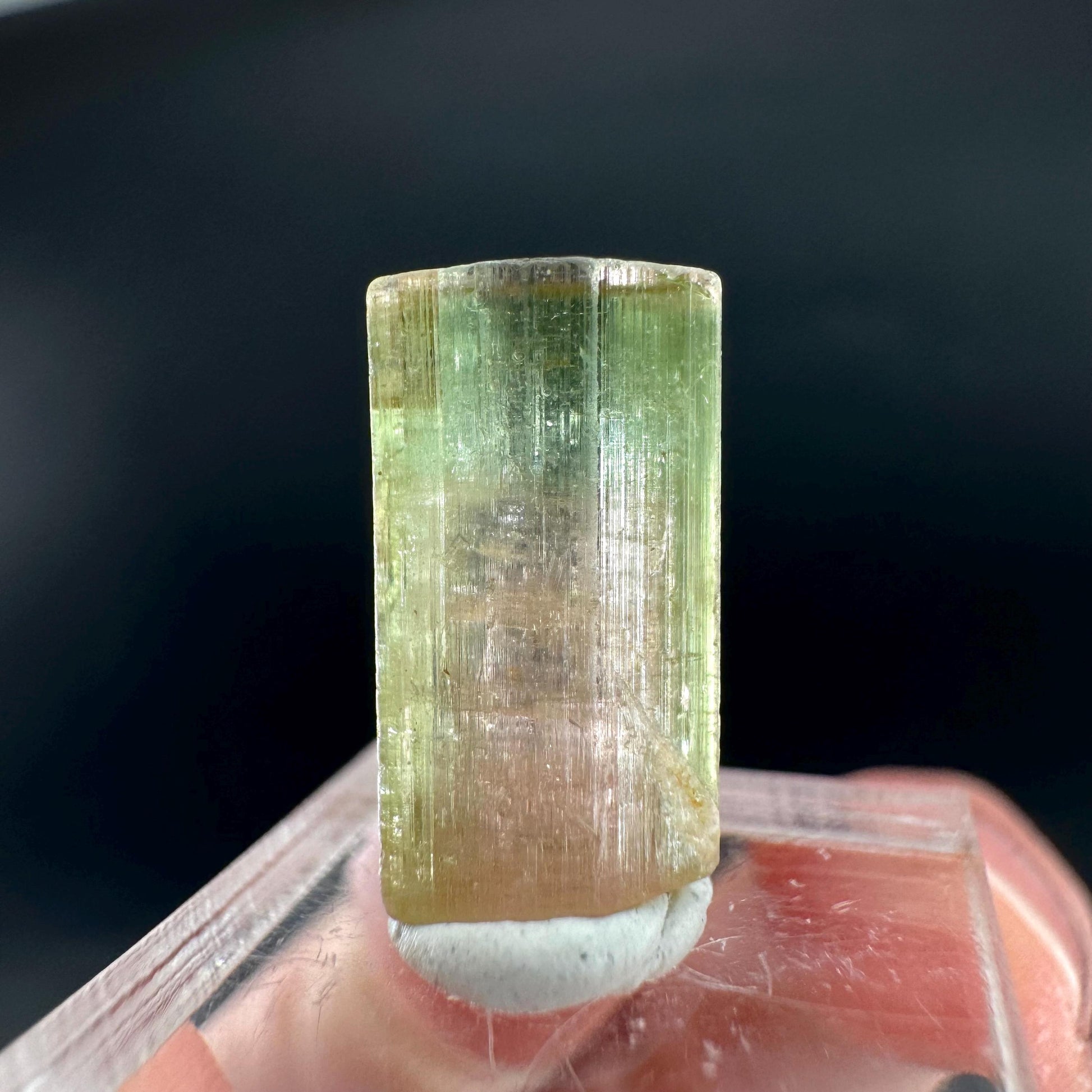 Watermelon Tourmaline | Green & Pink Bi-Color Elbaite Crystal, mineral specimen from Paprok