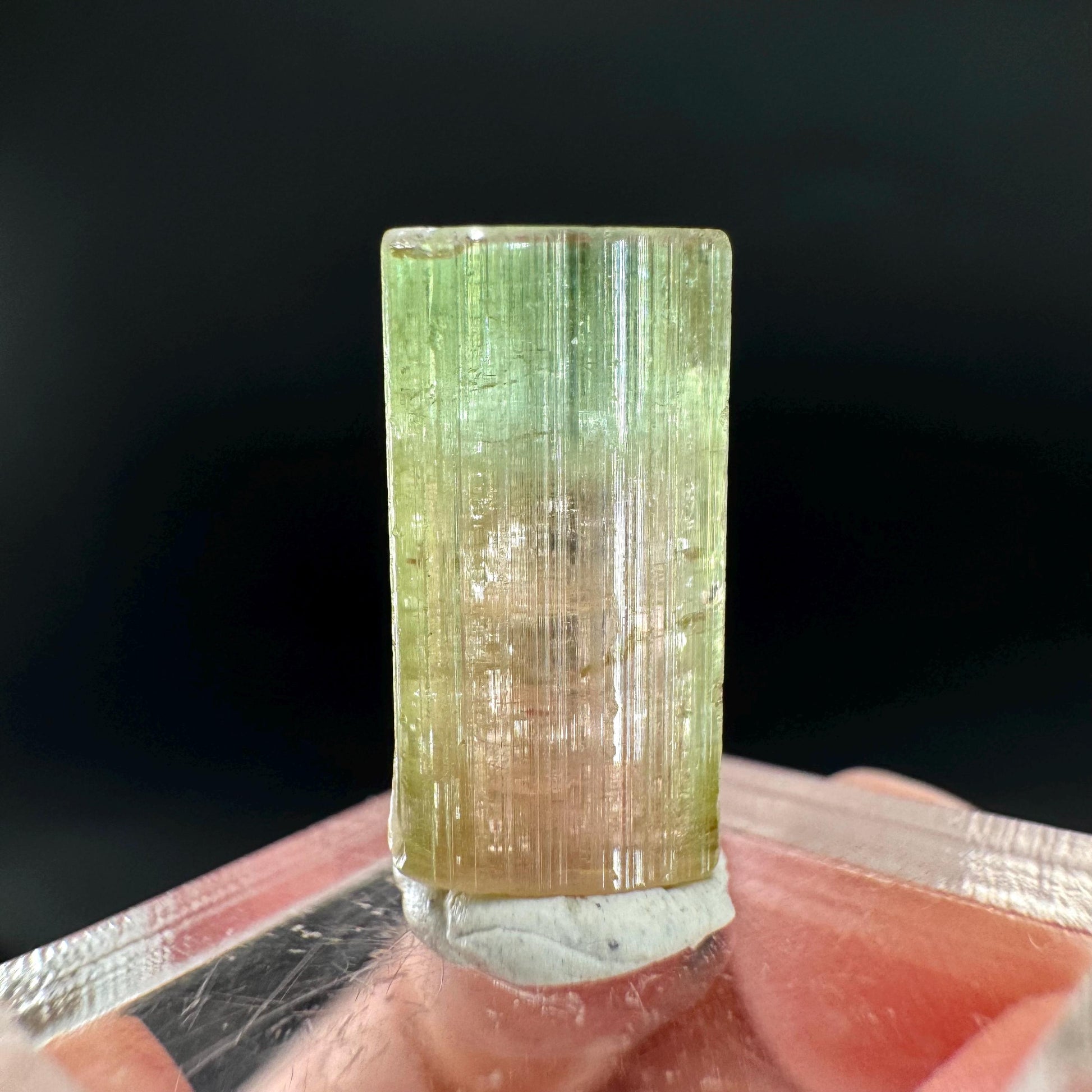 Watermelon Tourmaline | Green & Pink Bi-Color Elbaite Crystal, mineral specimen from Paprok