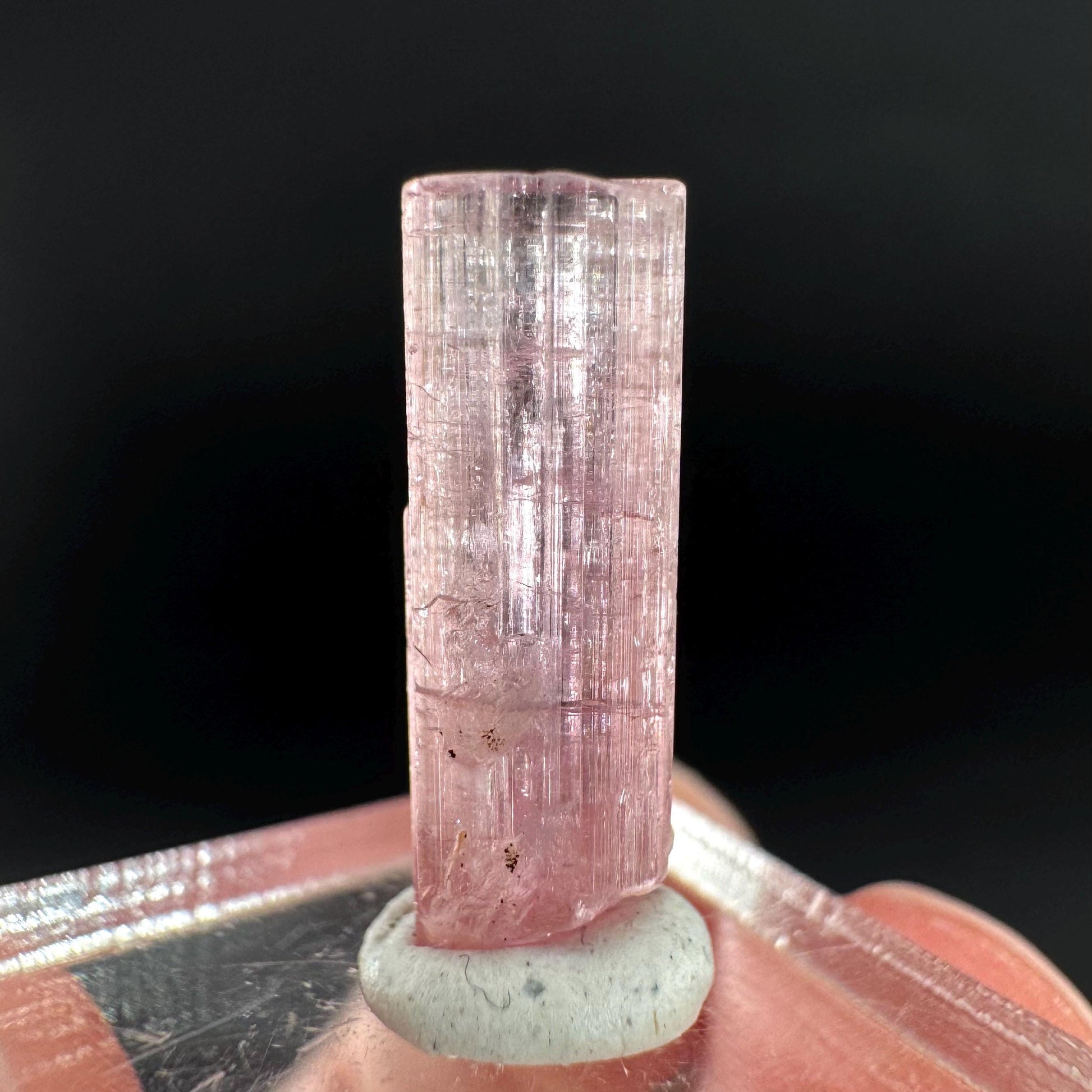 Elbaite Tourmaline | Pink Crystal, mineral specimen from Paprok