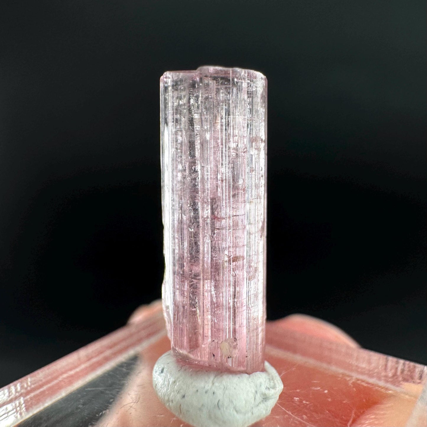 Elbaite Tourmaline | Pink Crystal, mineral specimen from Paprok