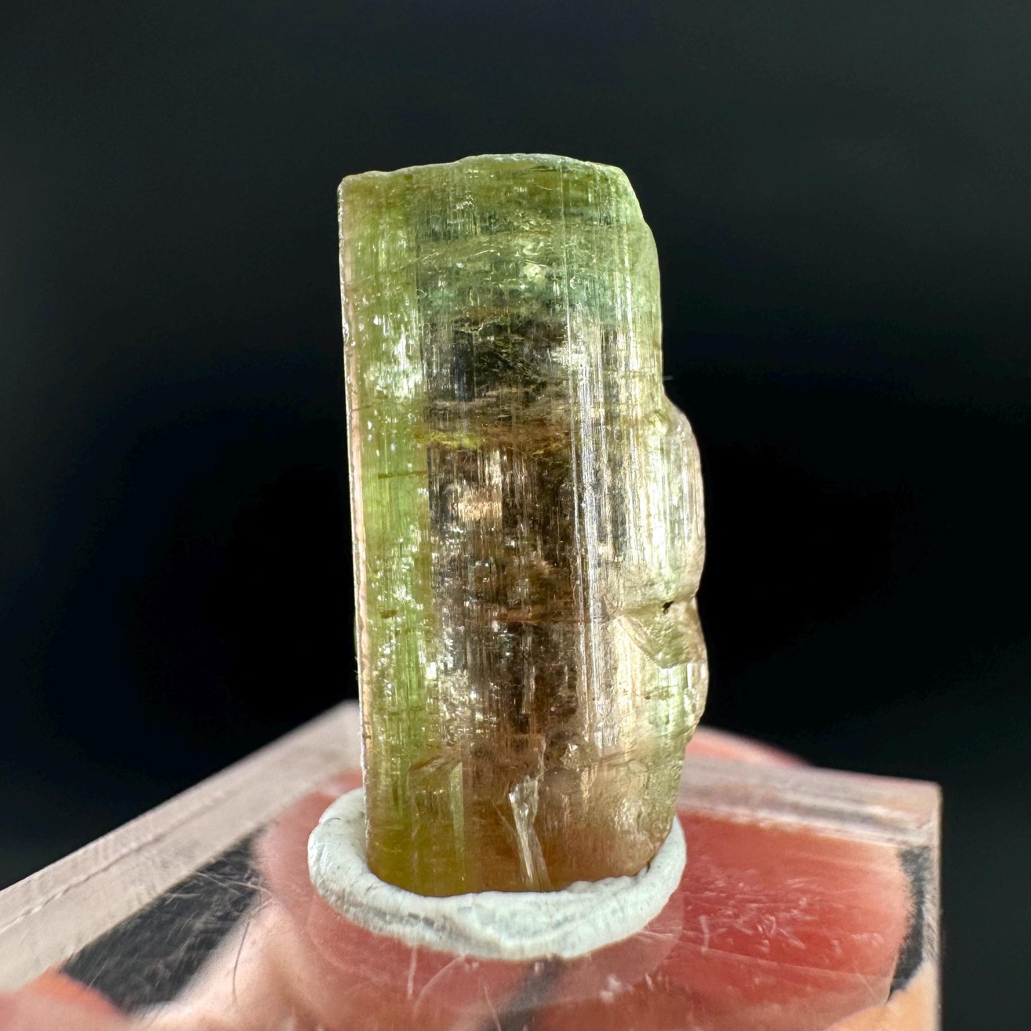Watermelon Tourmaline | Green & Pink Bi-Color Elbaite Crystal, mineral specimen from Paprok