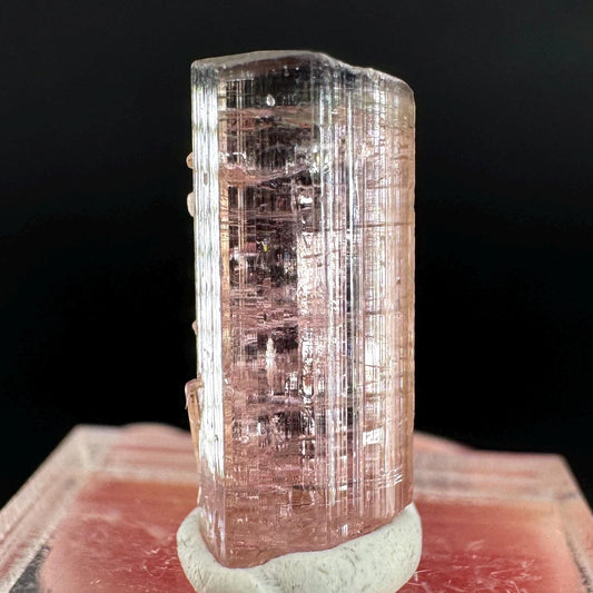 Elbaite Tourmaline | Pink Crystal, mineral specimen from Paprok