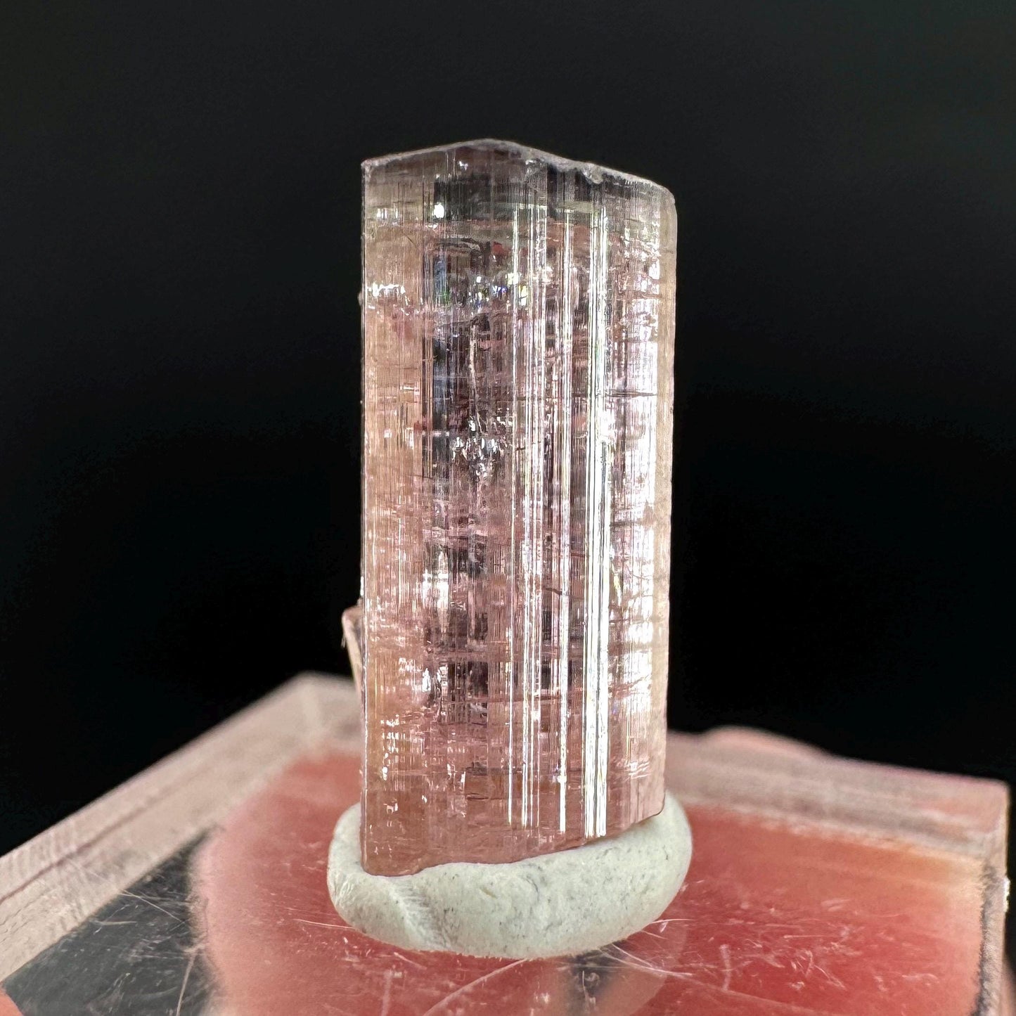 Elbaite Tourmaline | Pink Crystal, mineral specimen from Paprok