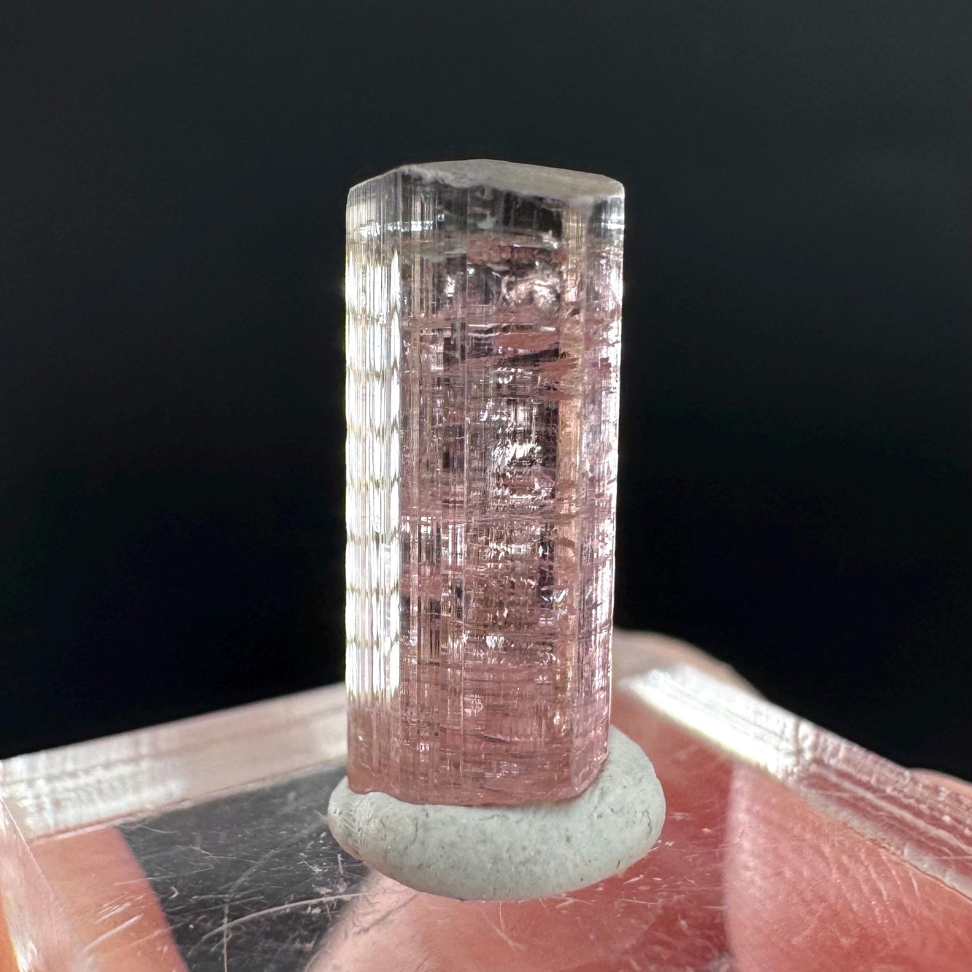 Elbaite Tourmaline | Pink Crystal, mineral specimen from Paprok