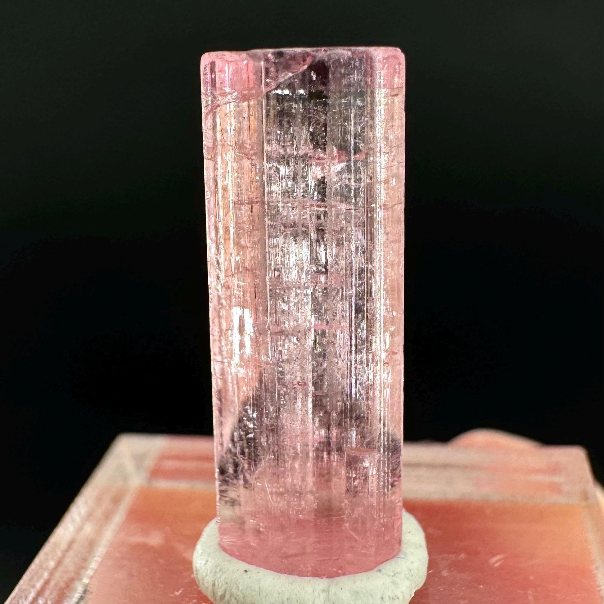Elbaite Tourmaline | Pink Crystal, mineral specimen from Paprok