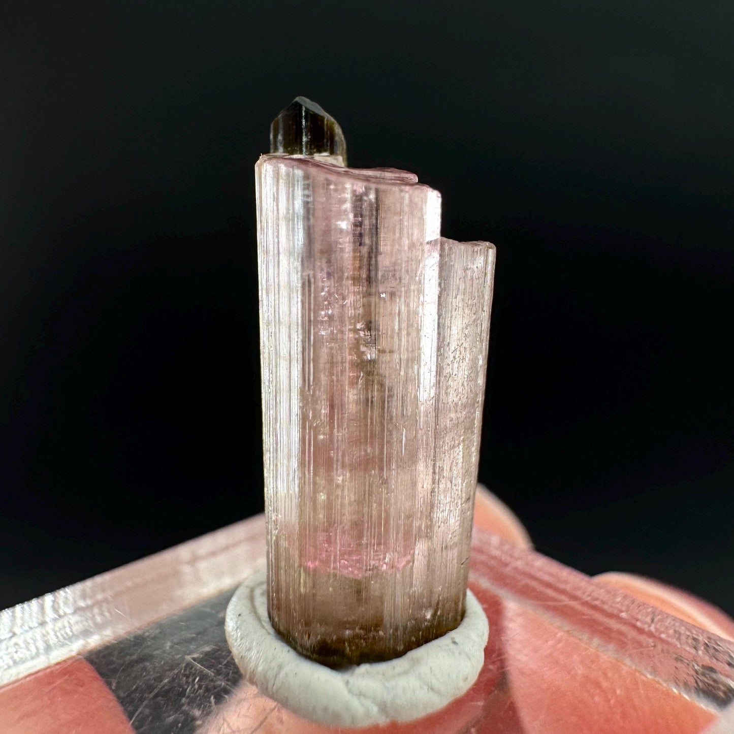 Elbaite Tourmaline | Pink Crystal, mineral specimen from Paprok