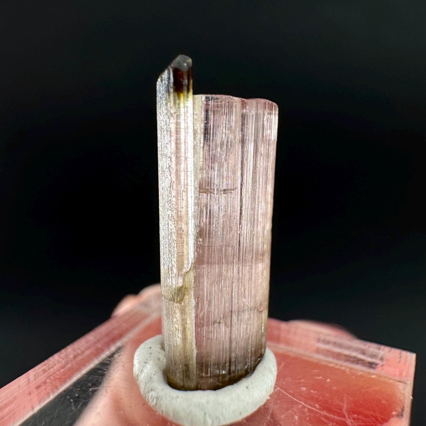 Elbaite Tourmaline | Pink Crystal, mineral specimen from Paprok