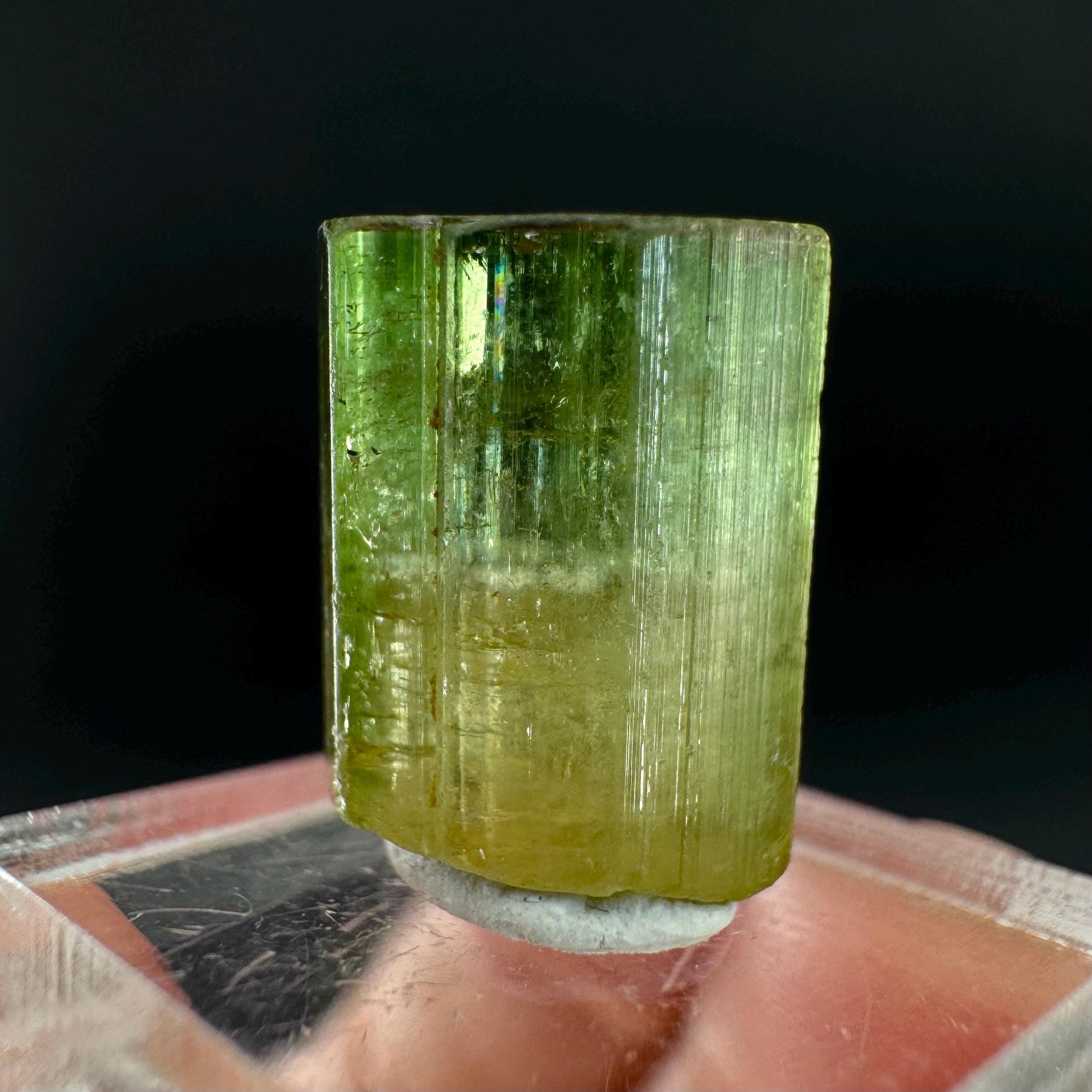 Watermelon Tourmaline | Green & Pink Bi-Color Elbaite Crystal, mineral specimen from Paprok
