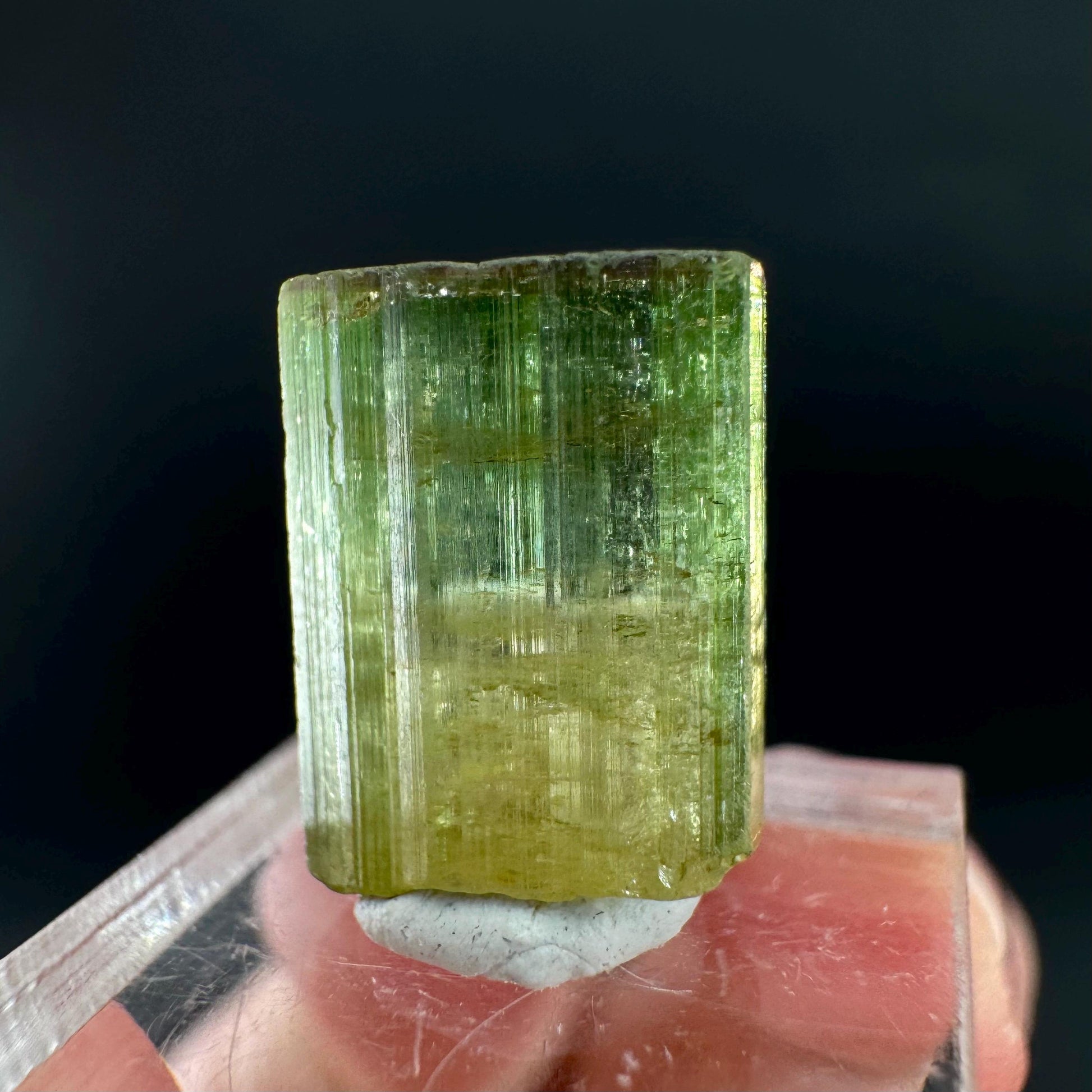 Watermelon Tourmaline | Green & Pink Bi-Color Elbaite Crystal, mineral specimen from Paprok