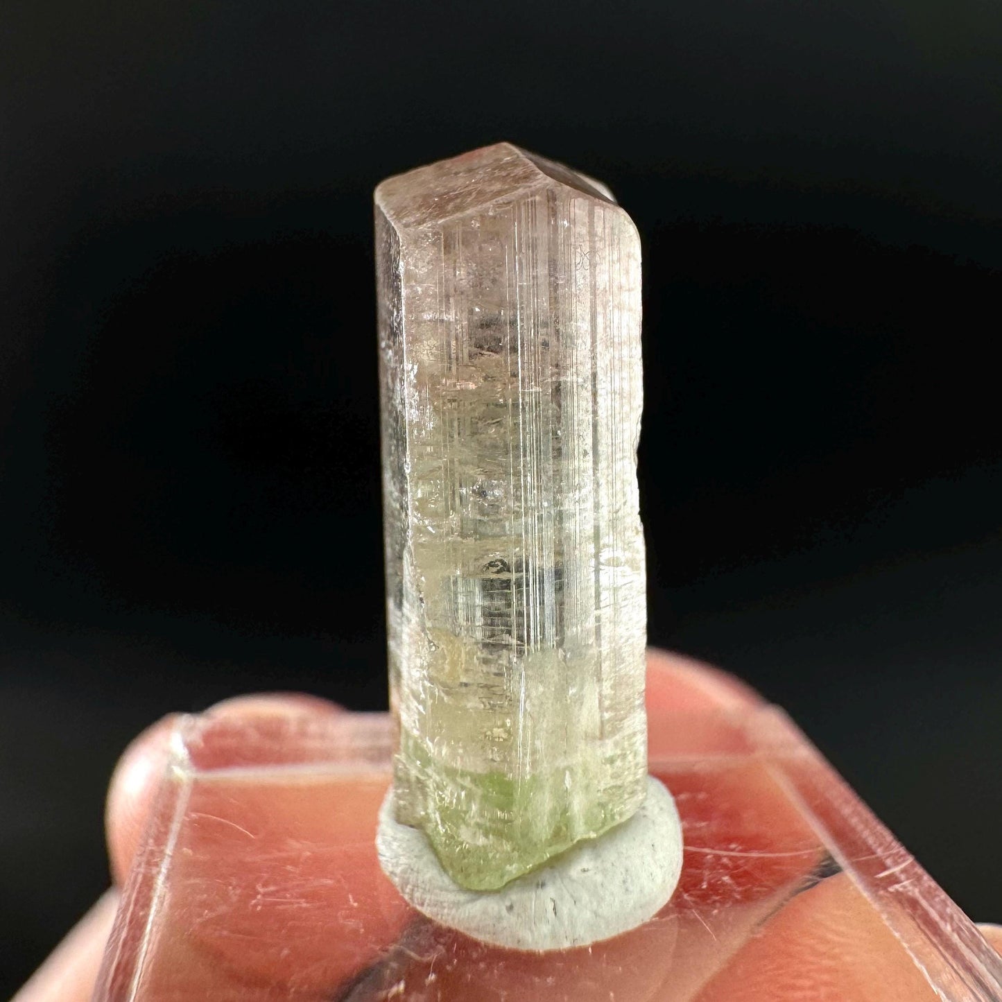 Watermelon Tourmaline | Green & Pink Bi-Color Elbaite Crystal, mineral specimen from Paprok