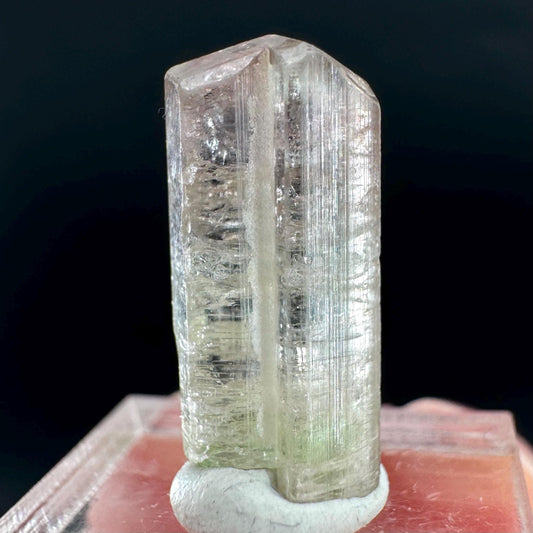 Watermelon Tourmaline | Green & Pink Bi-Color Elbaite Crystal, mineral specimen from Paprok