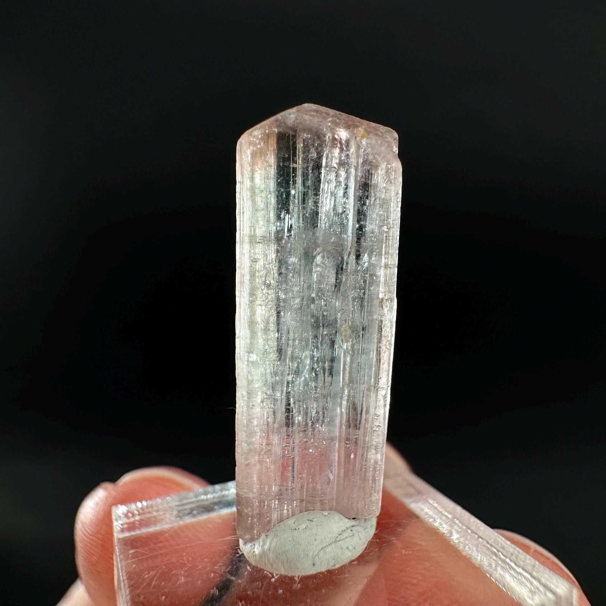 Elbaite Tourmaline | Pink & Blue Bi-Color Crystal, mineral specimen from Paprok
