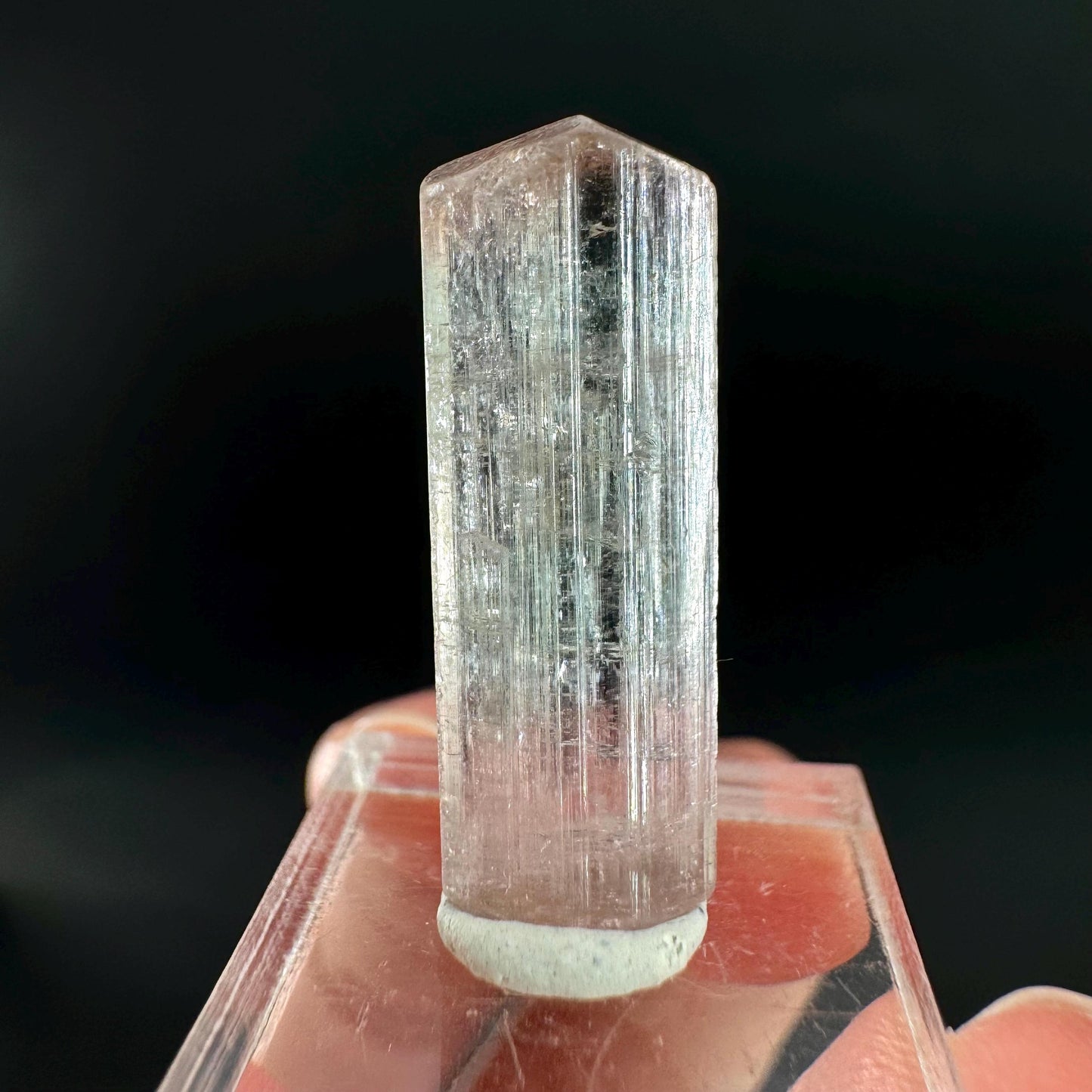 Elbaite Tourmaline | Pink & Blue Bi-Color Crystal, mineral specimen from Paprok