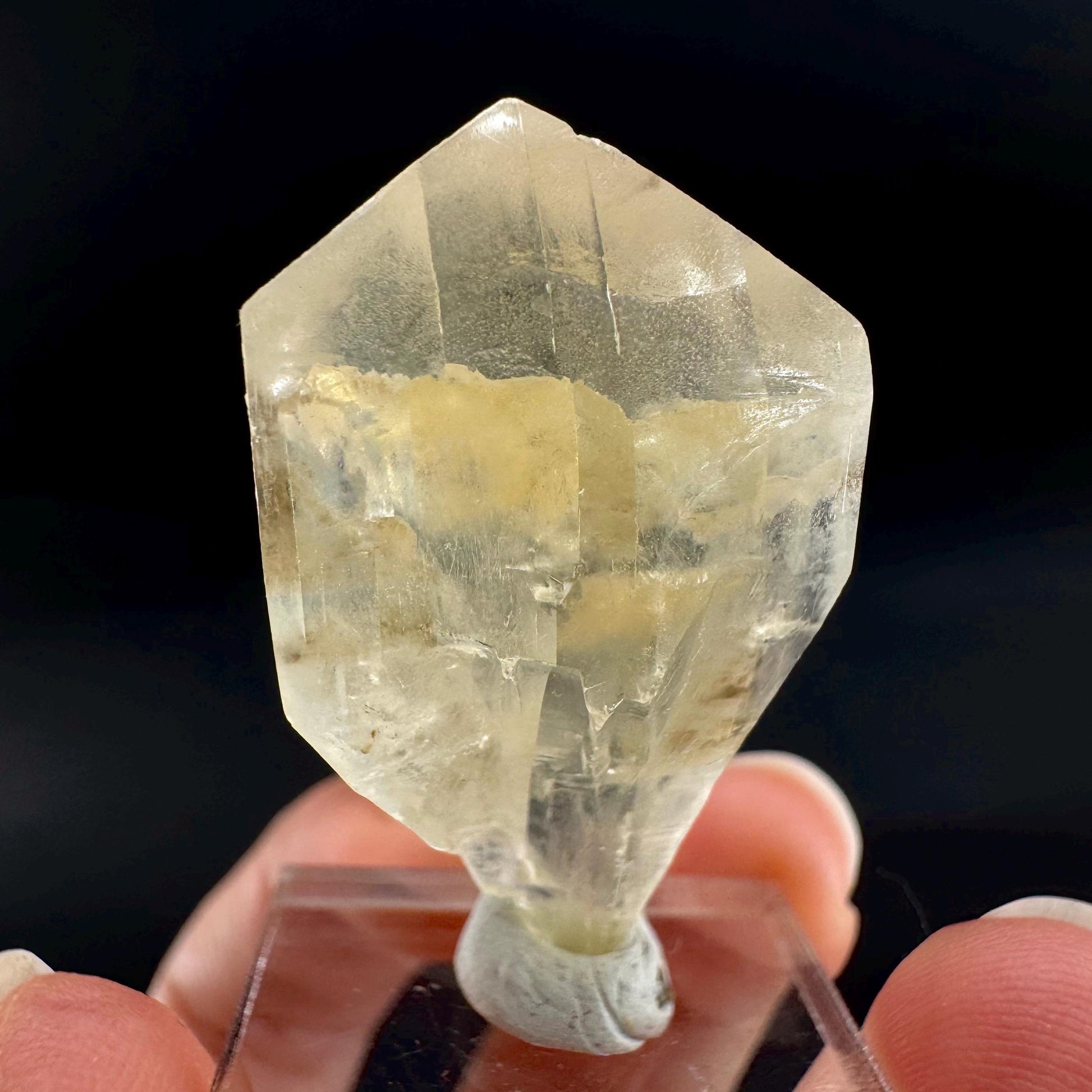 Golden Selenite Blade | Fluorescent UV Reactive Gypsum Crystal