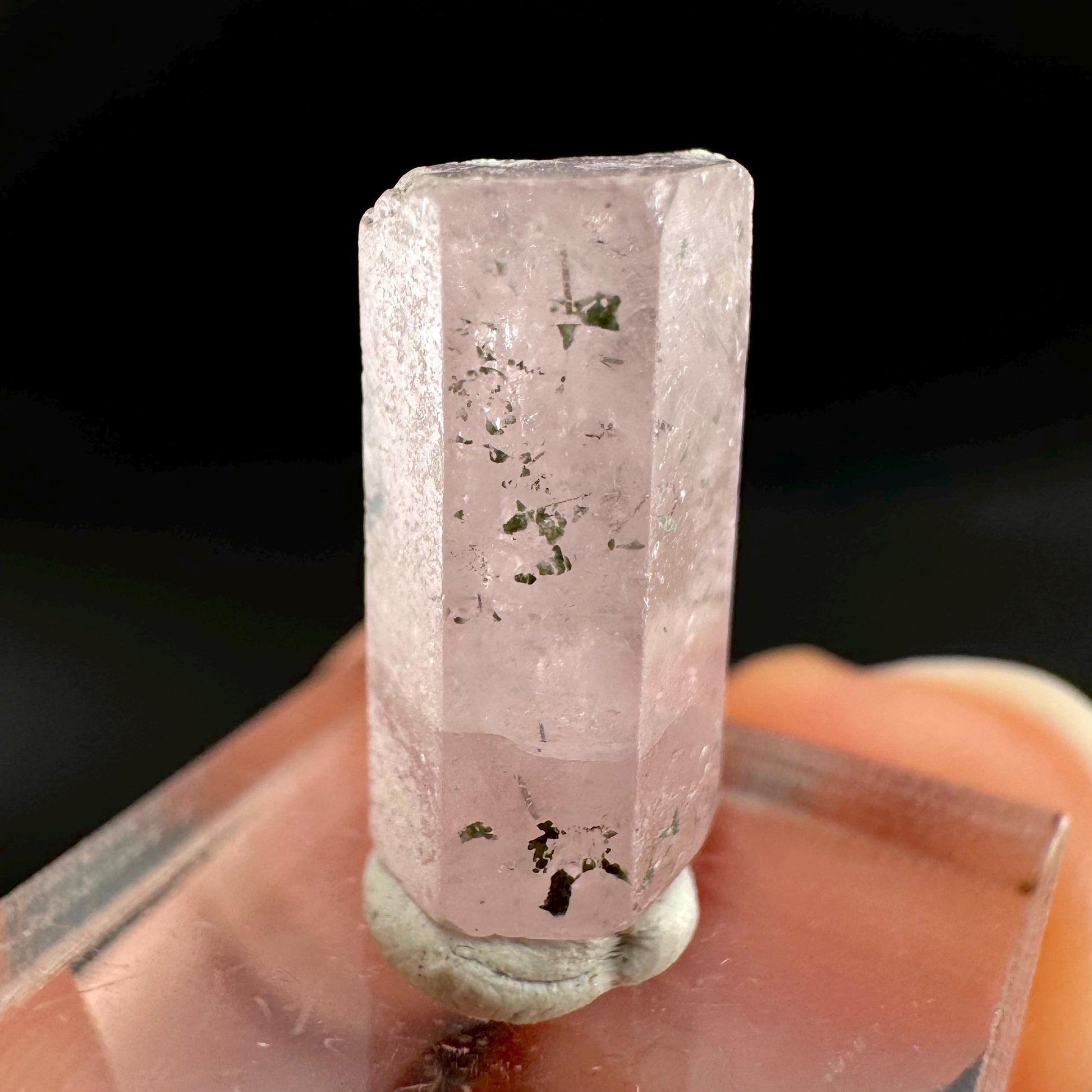 Pink Fluorapatite Crystal | UV reactive Mineral Specimen from Pakistan