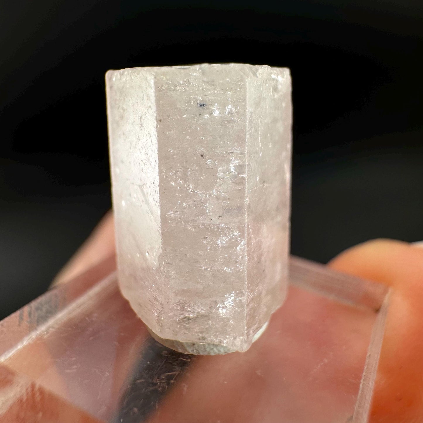 Pink Fluorapatite Crystal | UV reactive Mineral Specimen from Pakistan