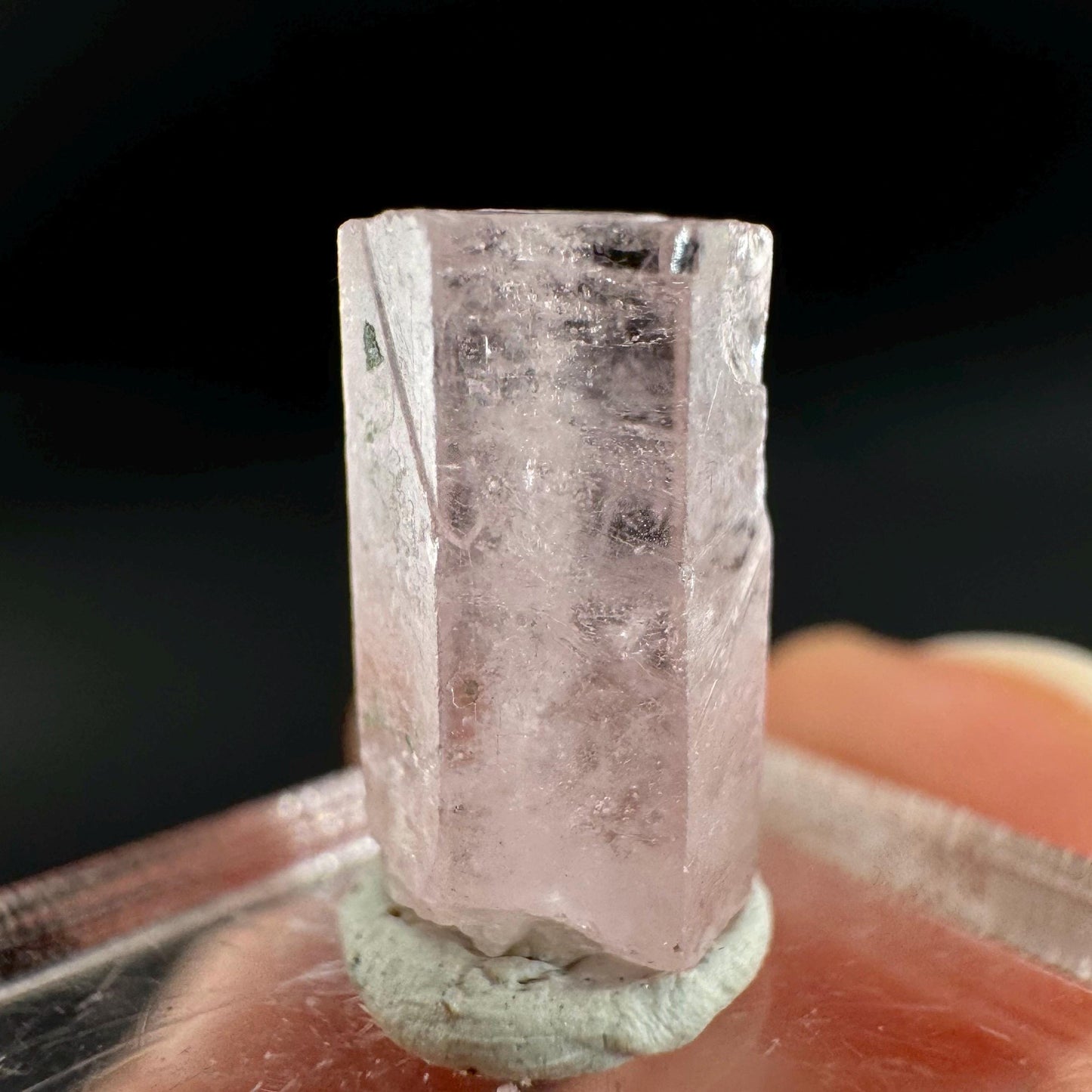 Pink Fluorapatite Crystal | UV reactive Mineral Specimen from Pakistan