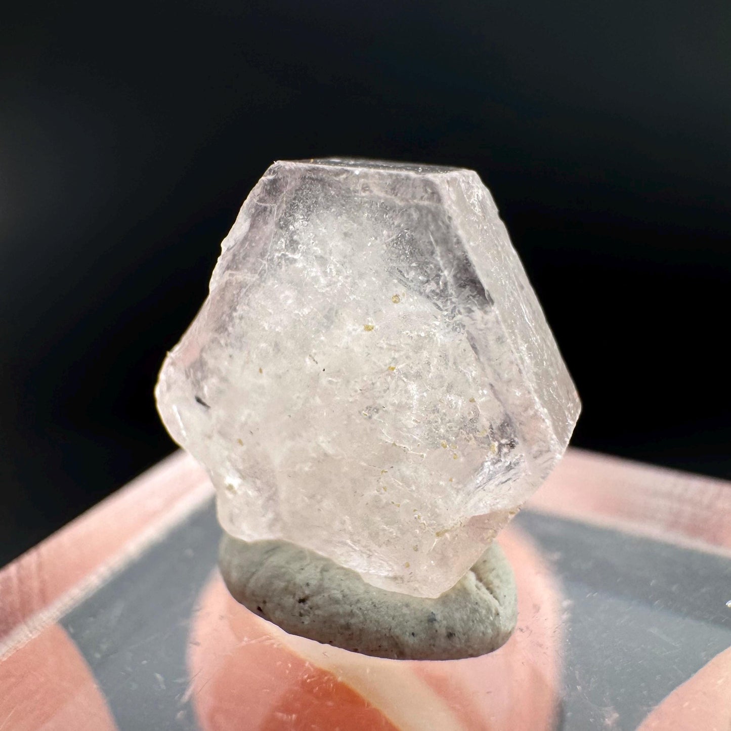 Pink Fluorapatite Crystal | UV reactive Mineral Specimen from Pakistan