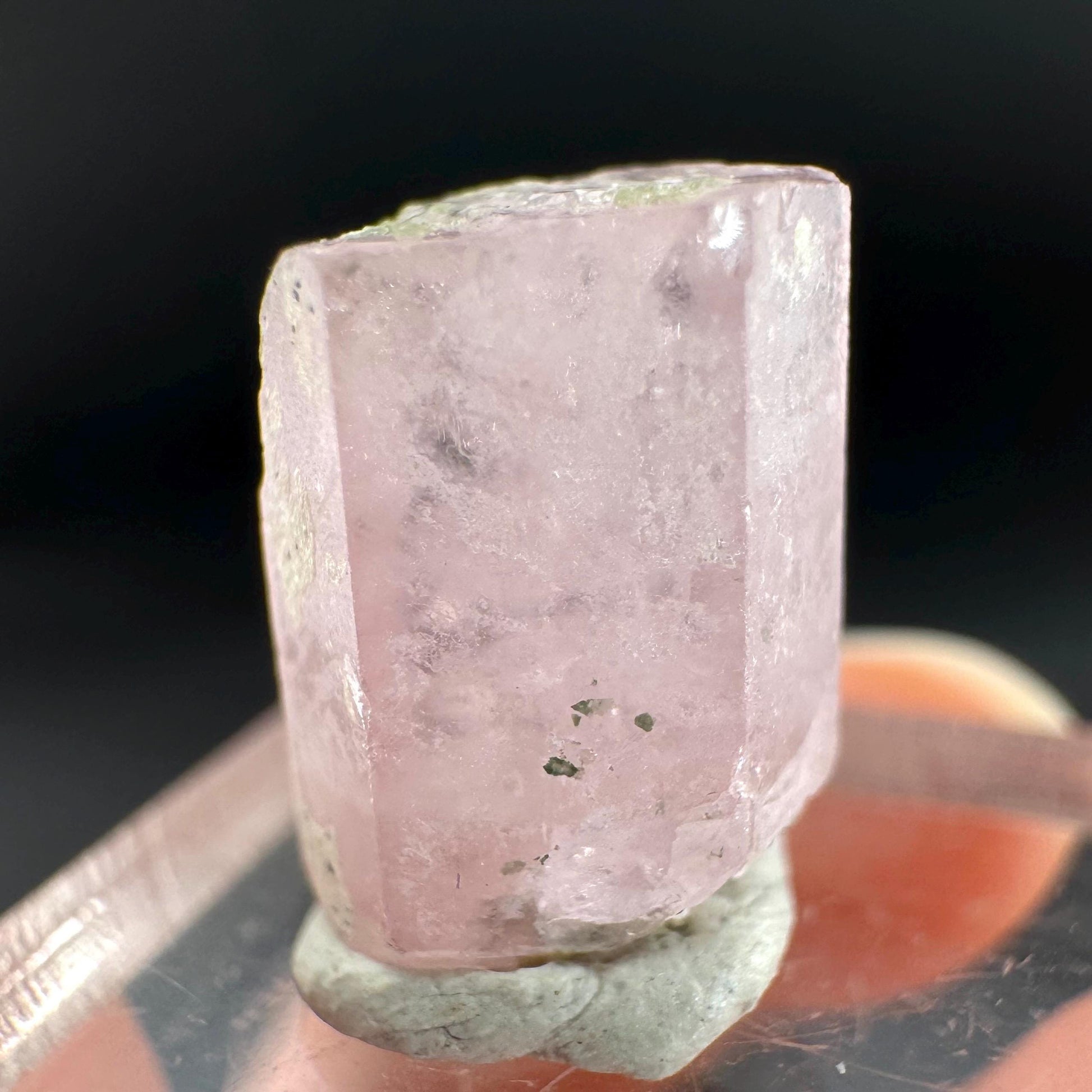 Pink Fluorapatite Crystal | UV reactive Mineral Specimen from Pakistan