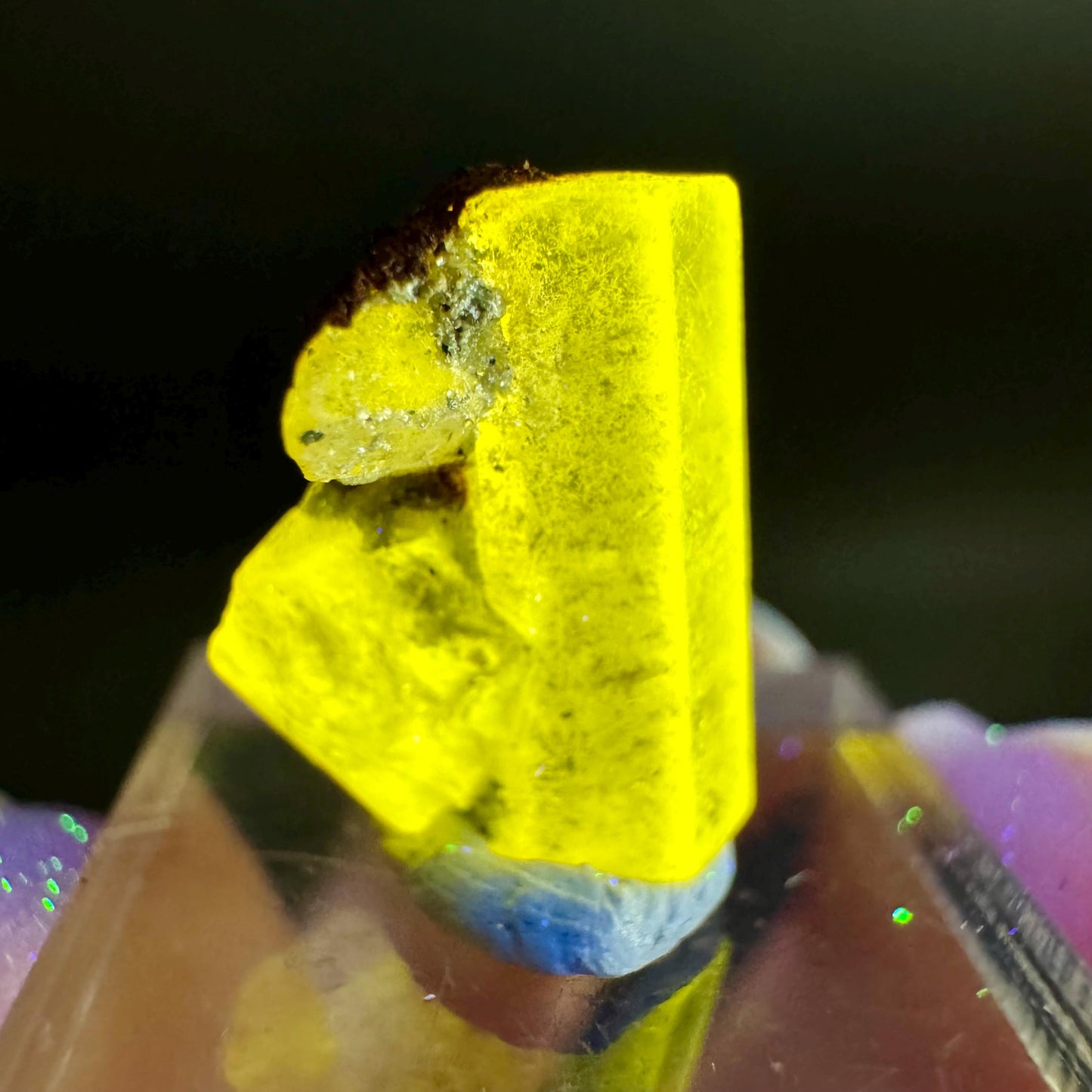 Pink Fluorapatite Crystal | UV reactive Mineral Specimen from Pakistan