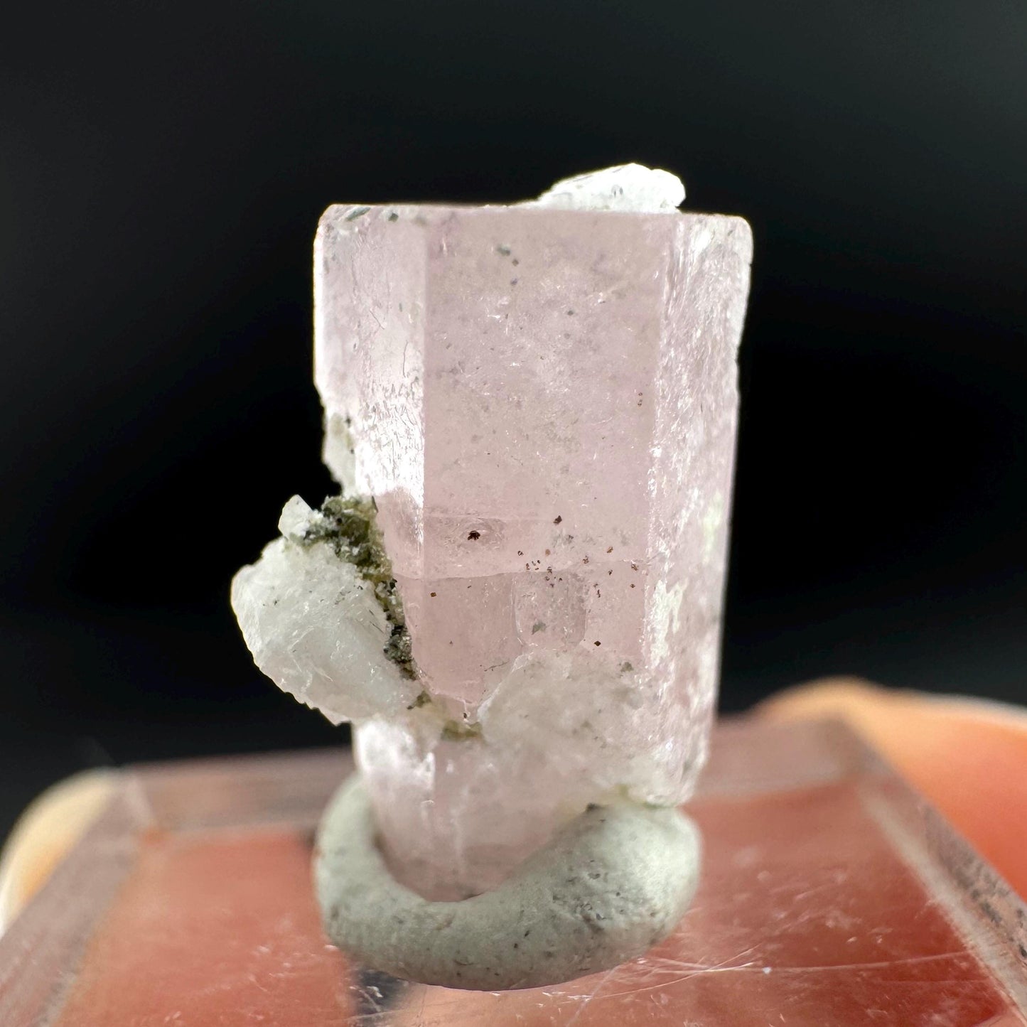Pink Fluorapatite Crystal | UV reactive Mineral Specimen from Pakistan