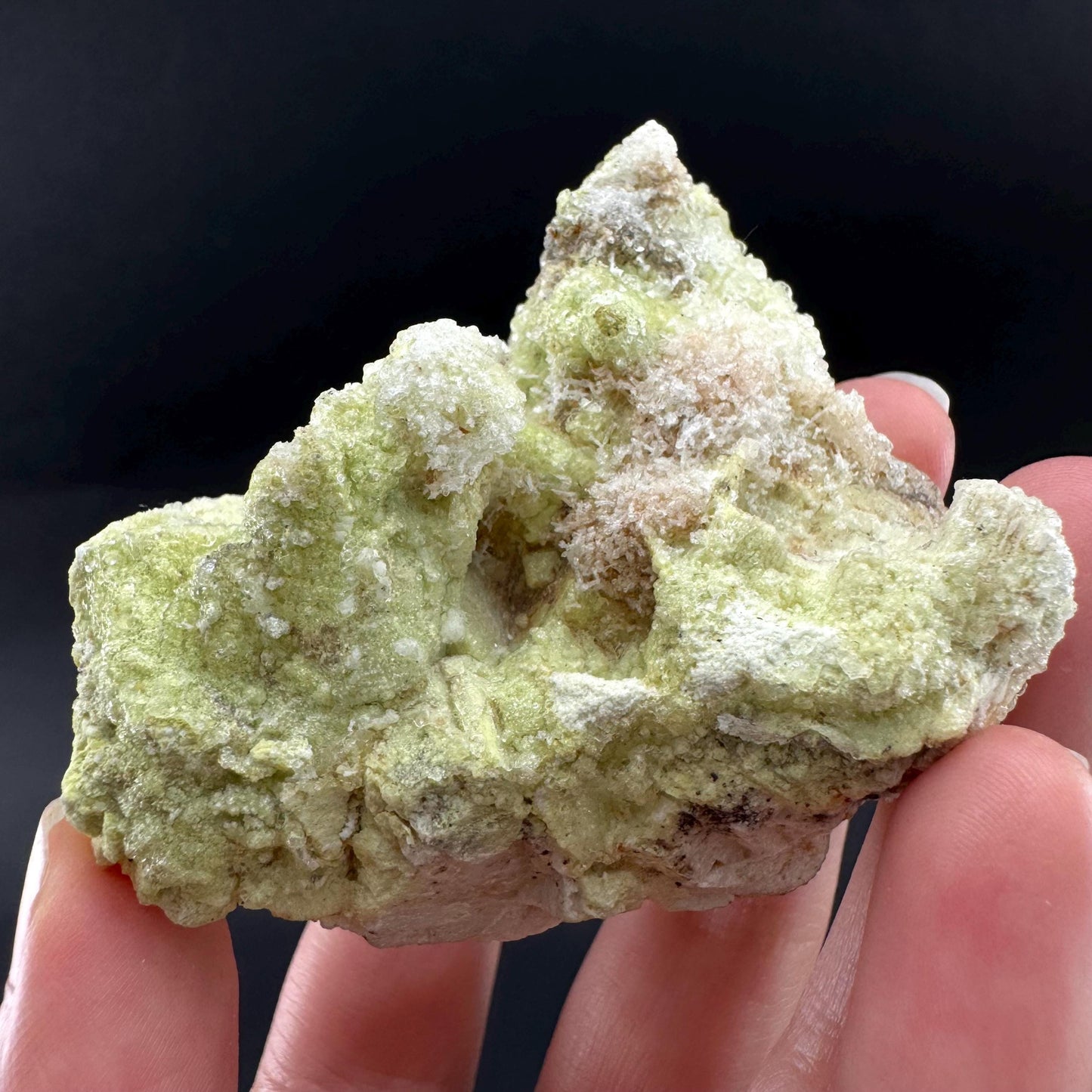 Hyalite Opal on Matrix | UV reactive crystal, green fluorescent mineral specimen from Namibia