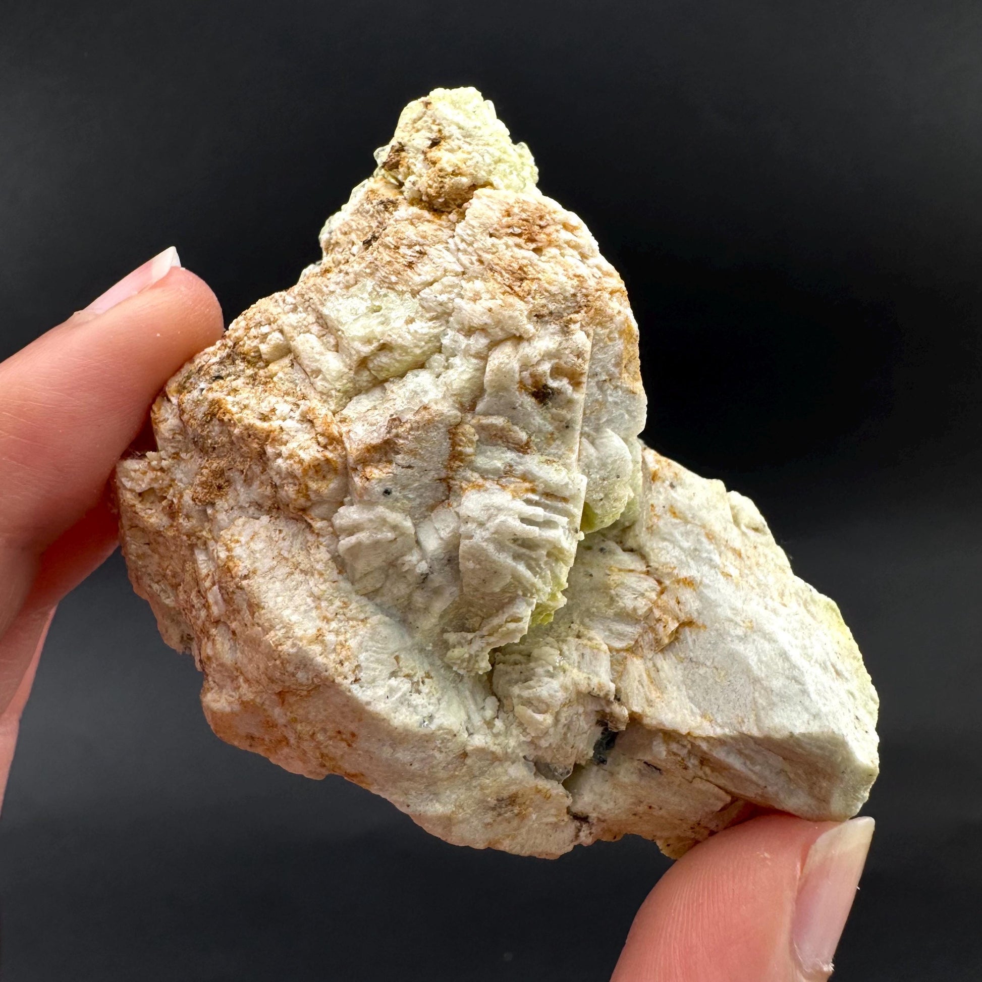 Hyalite Opal on Matrix | UV reactive crystal, green fluorescent mineral specimen from Namibia