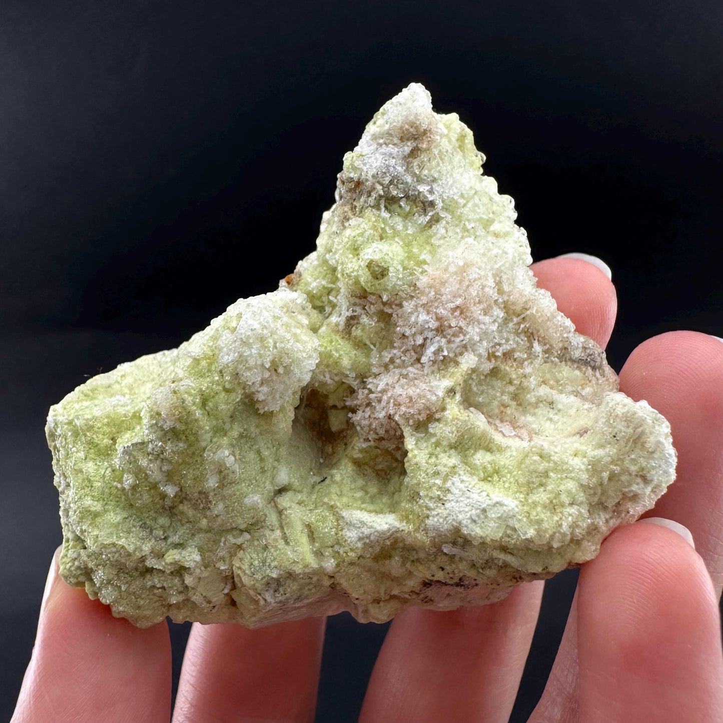 Hyalite Opal on Matrix | UV reactive crystal, green fluorescent mineral specimen from Namibia