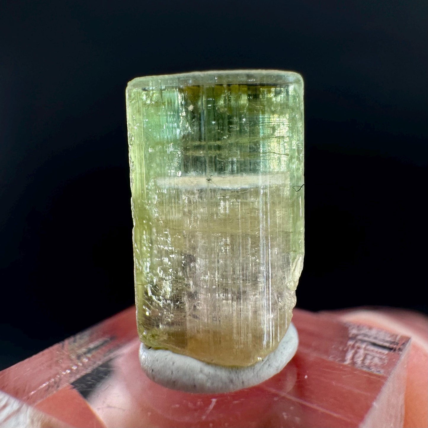 Watermelon Tourmaline | Green & Pink Bi-Color Elbaite Crystal, mineral specimen from Paprok
