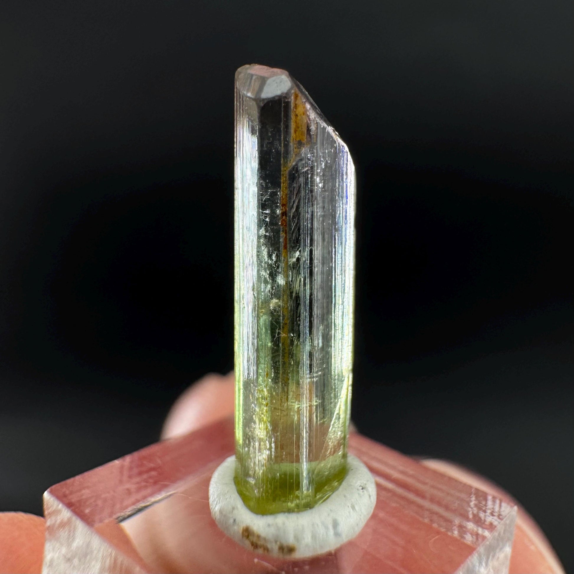 Watermelon Tourmaline | Green & Pink Bi-Color Elbaite Crystal, mineral specimen from Paprok