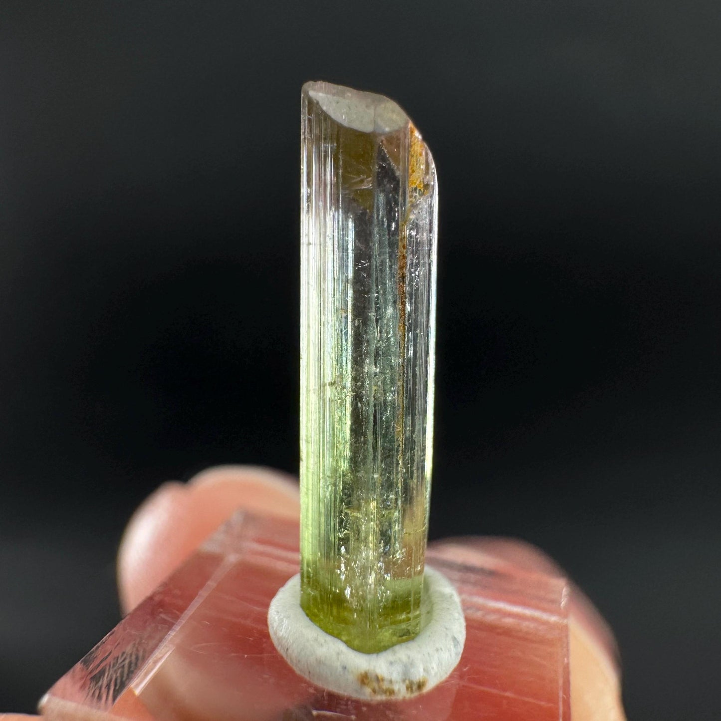 Watermelon Tourmaline | Green & Pink Bi-Color Elbaite Crystal, mineral specimen from Paprok