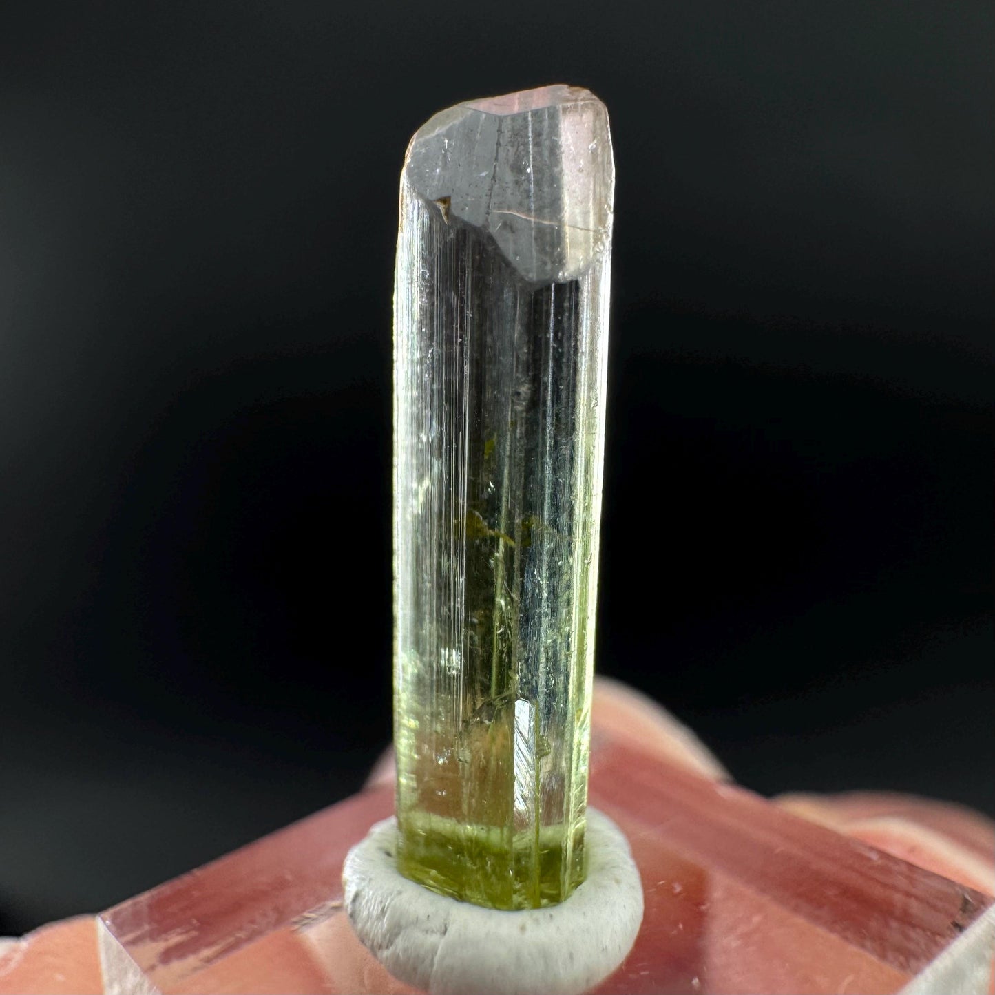 Watermelon Tourmaline | Green & Pink Bi-Color Elbaite Crystal, mineral specimen from Paprok