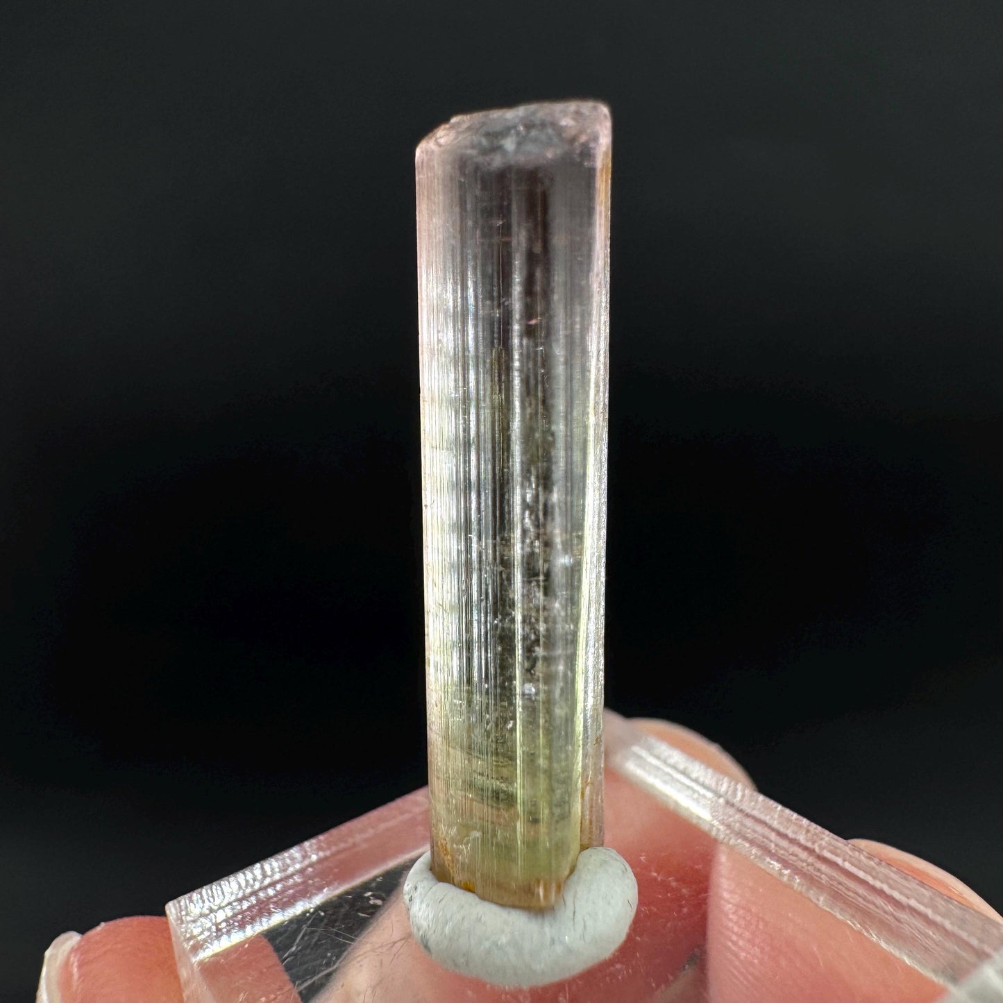 Watermelon Tourmaline | Green & Pink Bi-Color Elbaite Crystal, mineral specimen from Paprok