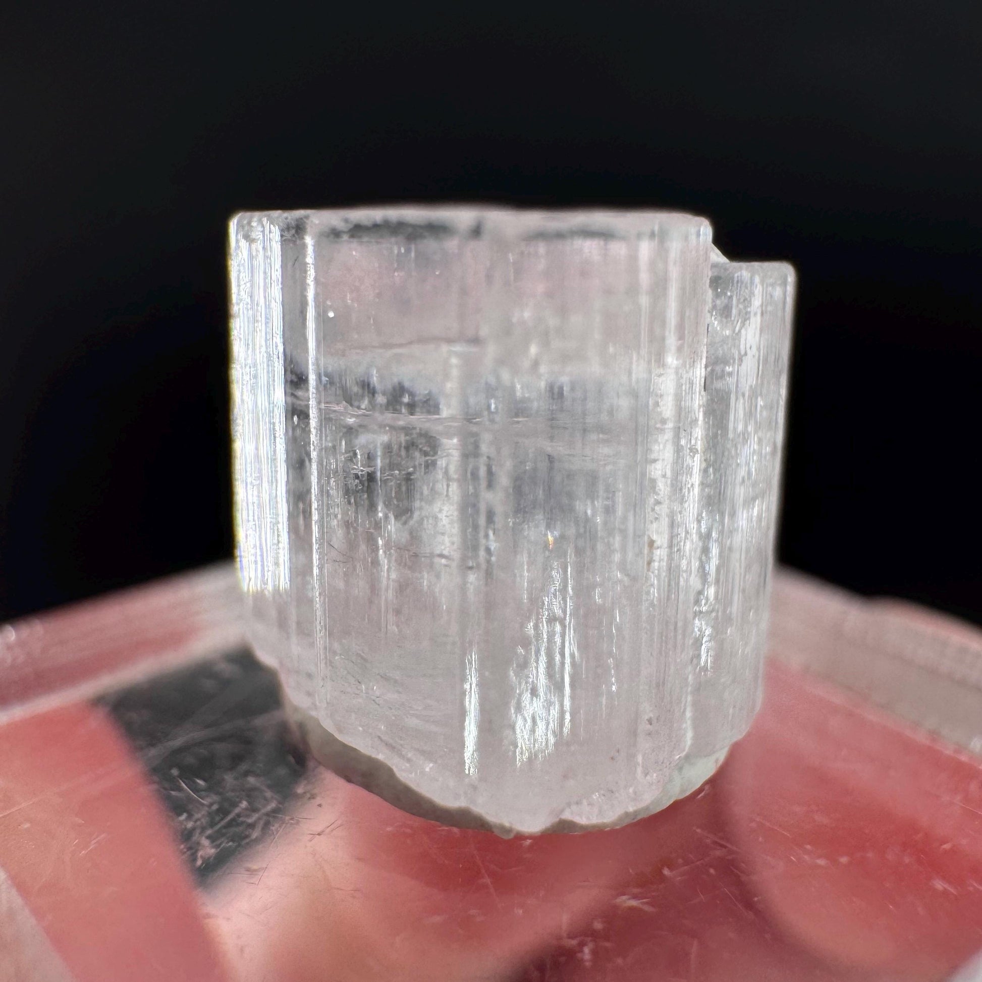 Elbaite Tourmaline | Pink Crystal, mineral specimen from Paprok