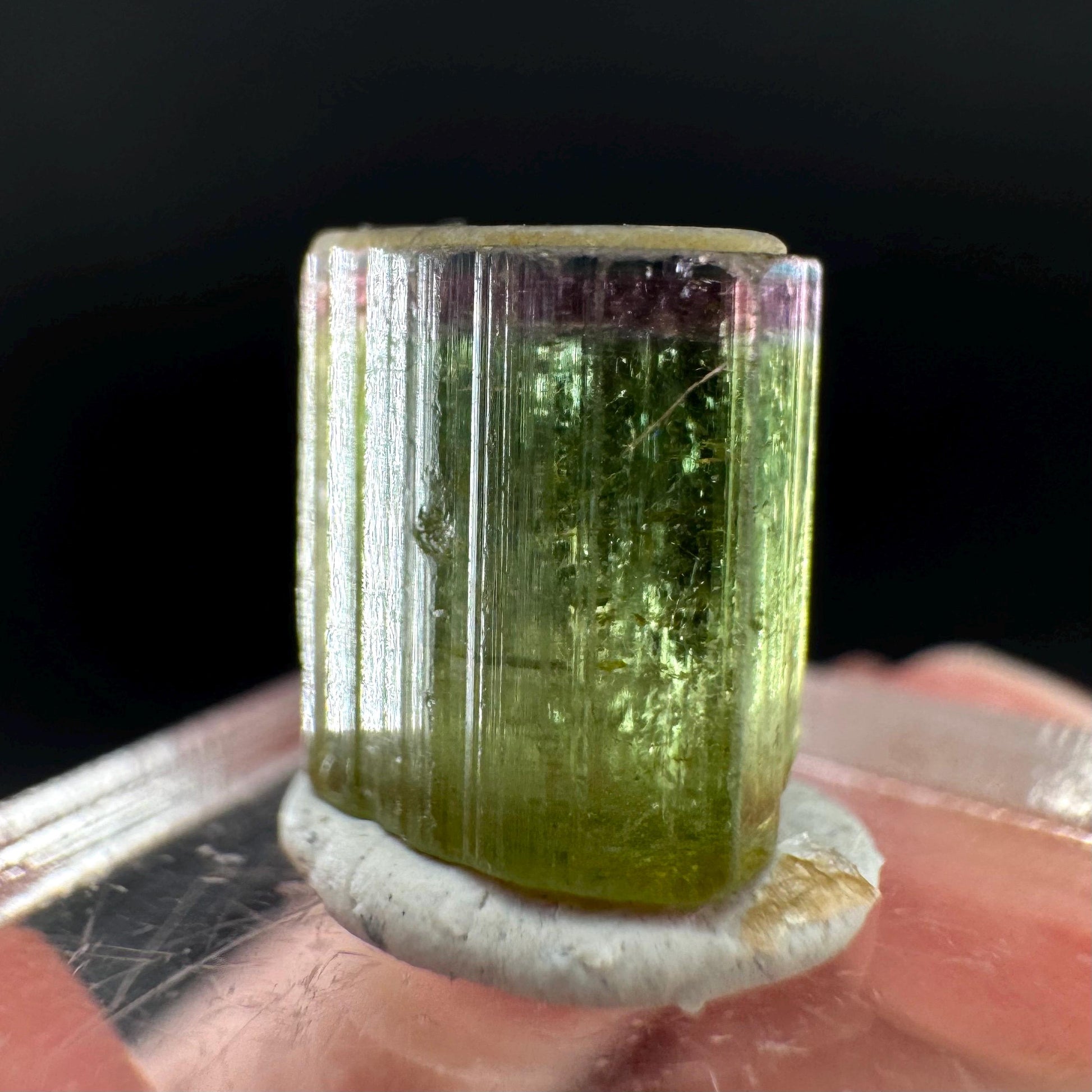 Watermelon Tourmaline | Green & Pink Bi-Color Elbaite Crystal, mineral specimen from Paprok