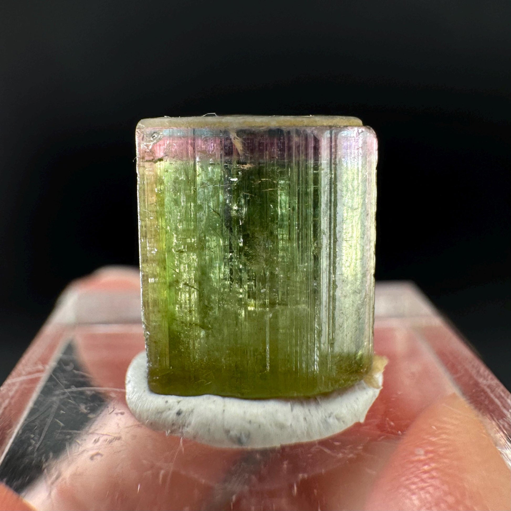 Watermelon Tourmaline | Green & Pink Bi-Color Elbaite Crystal, mineral specimen from Paprok