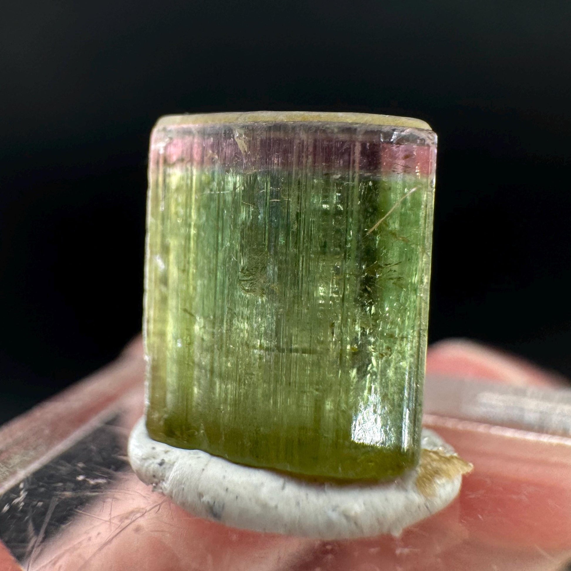 Watermelon Tourmaline | Green & Pink Bi-Color Elbaite Crystal, mineral specimen from Paprok