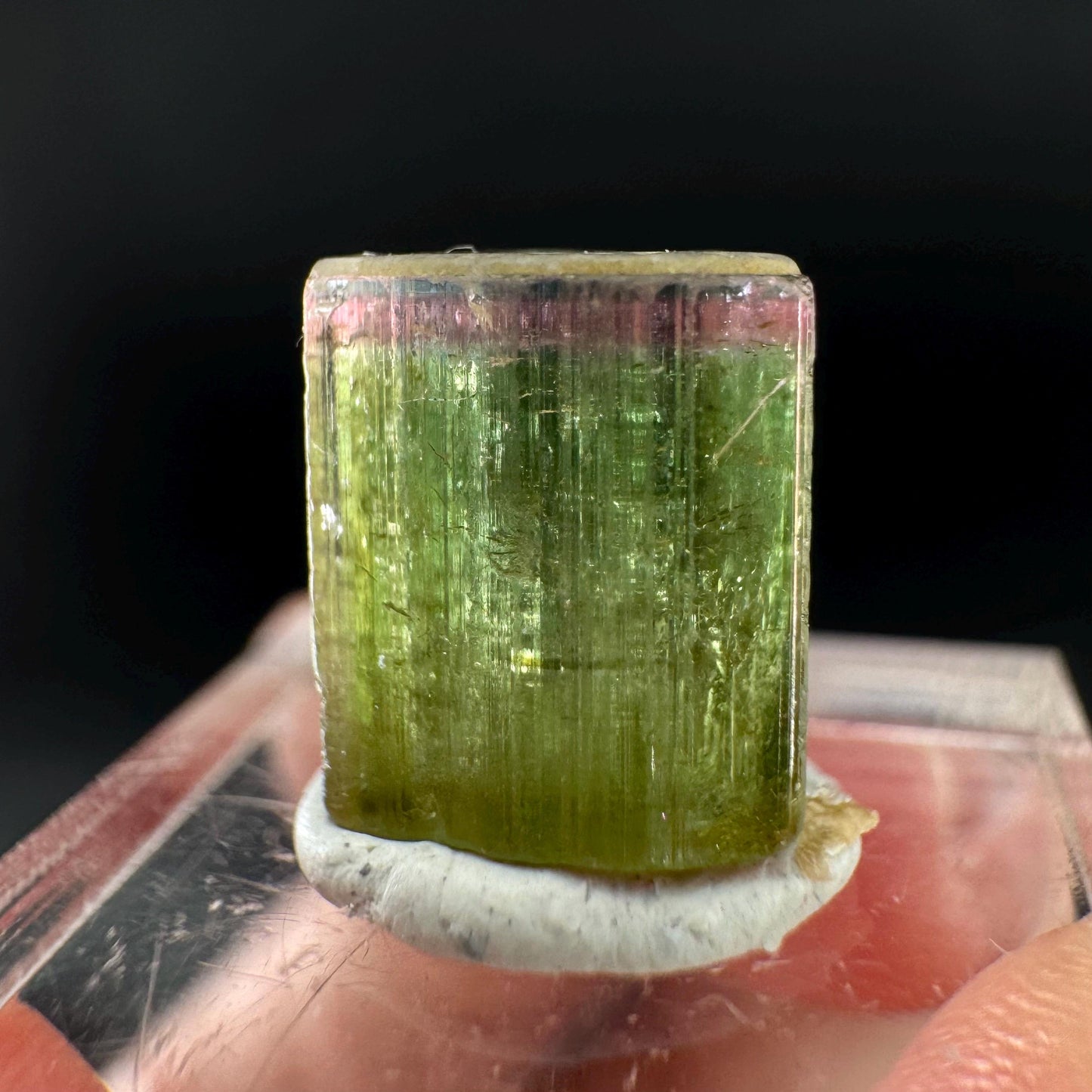 Watermelon Tourmaline | Green & Pink Bi-Color Elbaite Crystal, mineral specimen from Paprok