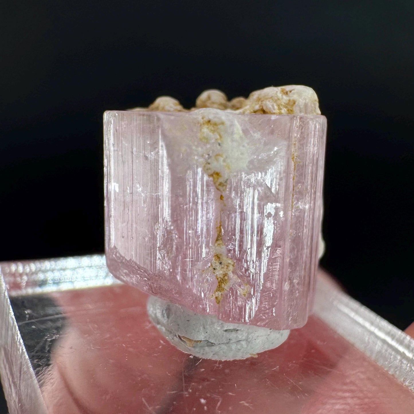 Elbaite Tourmaline | Pink Crystal, mineral specimen from Paprok
