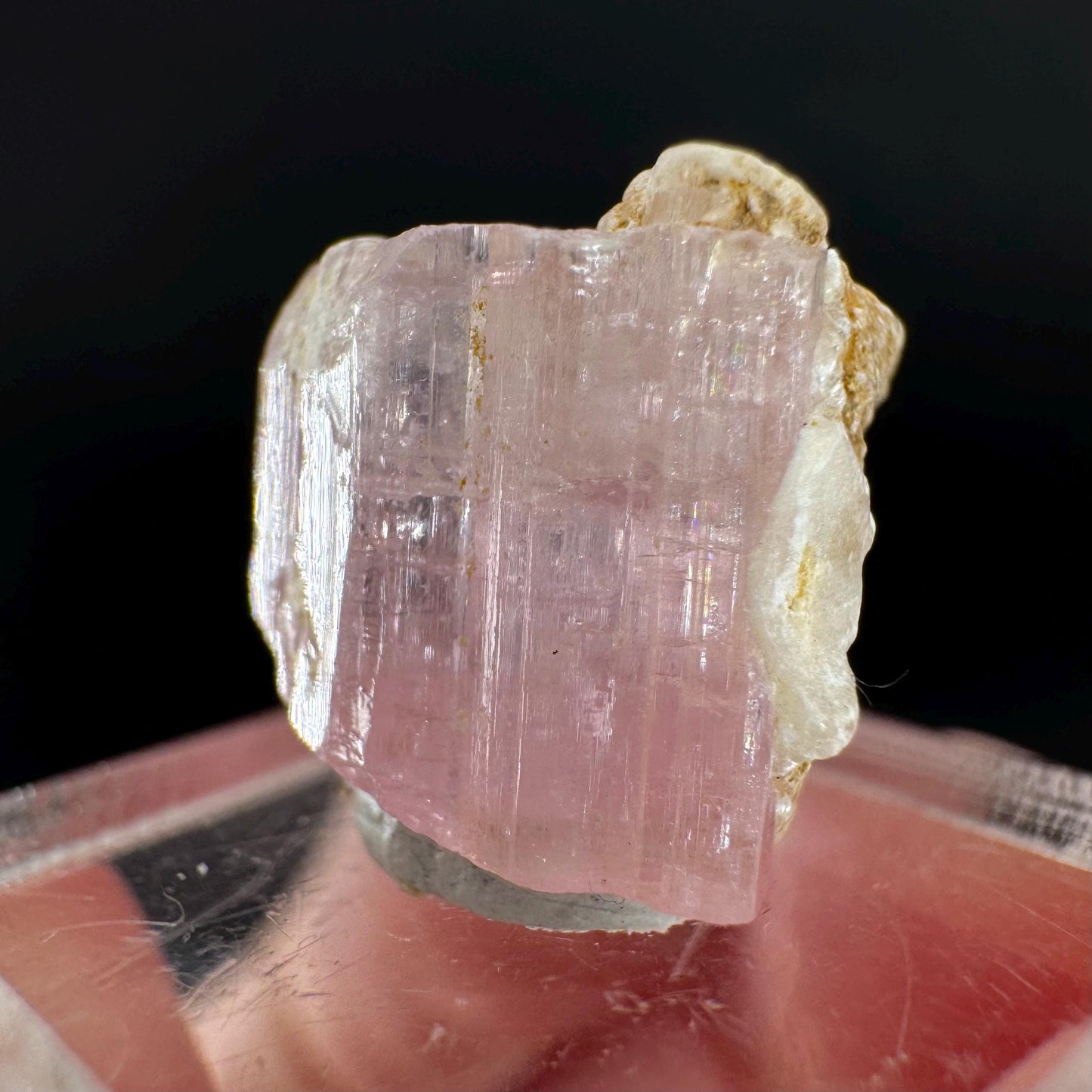 Elbaite Tourmaline | Pink Crystal, mineral specimen from Paprok