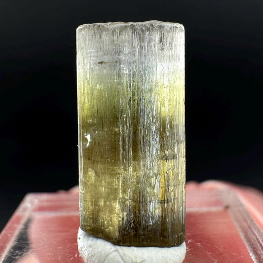Elbaite Tourmaline | Green Crystal, mineral specimen from Paprok