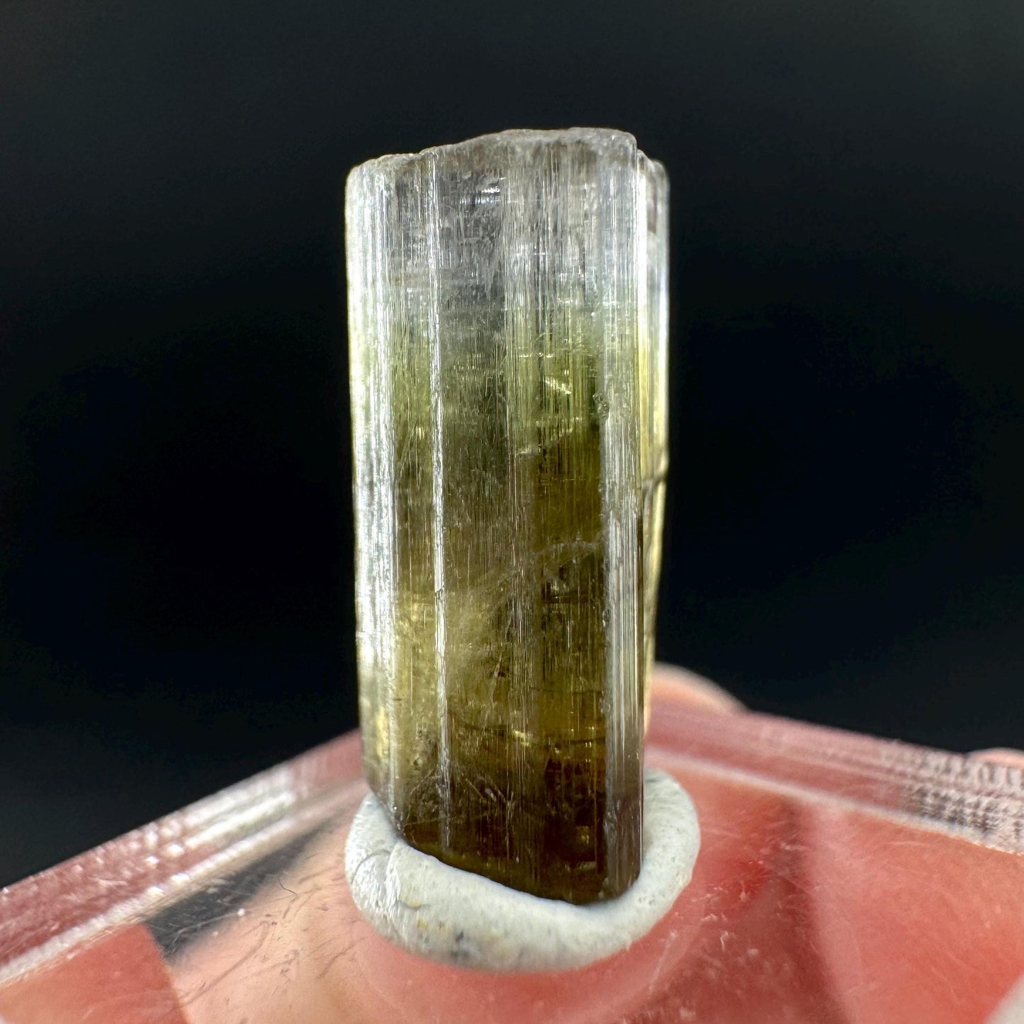 Elbaite Tourmaline | Green Crystal, mineral specimen from Paprok
