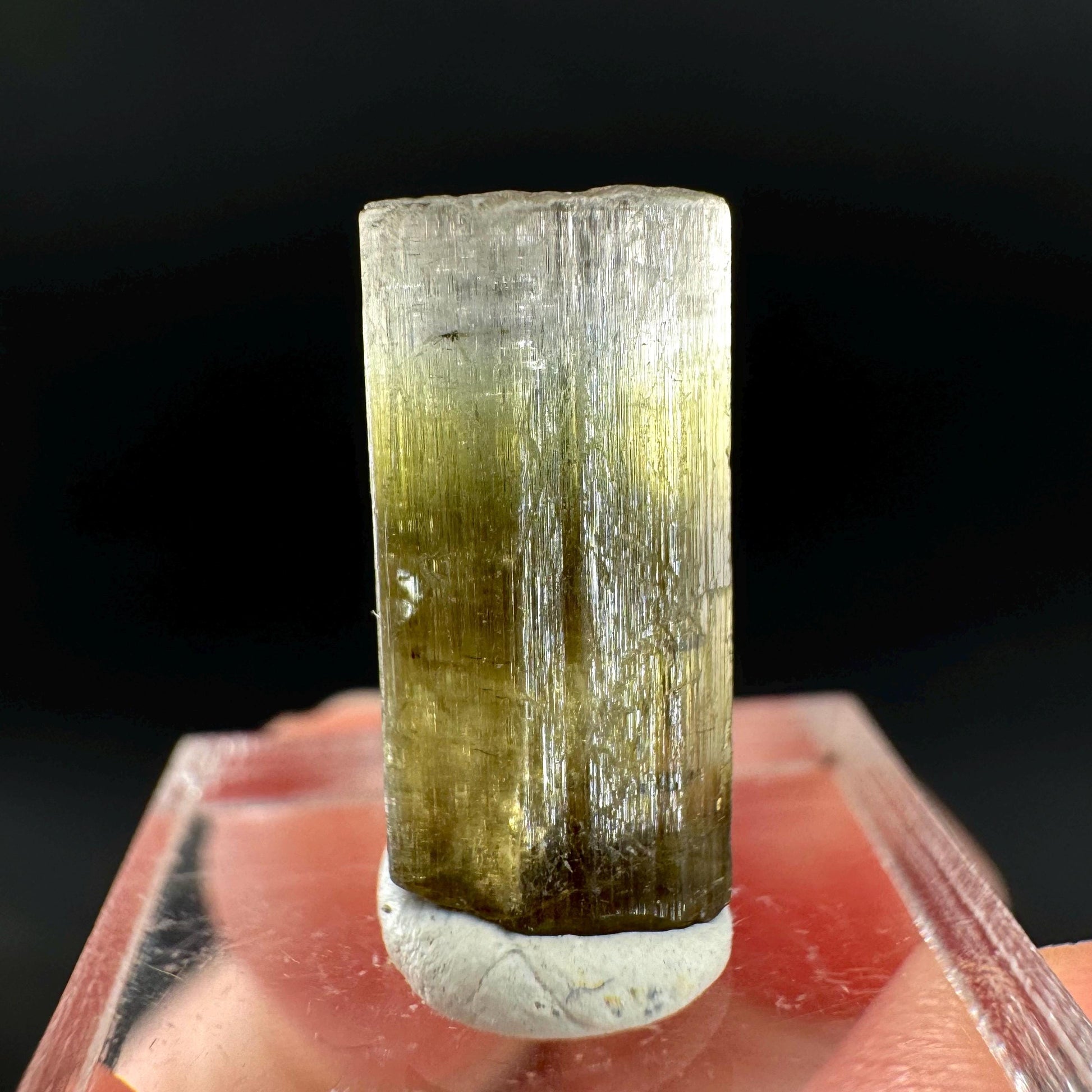 Elbaite Tourmaline | Green Crystal, mineral specimen from Paprok