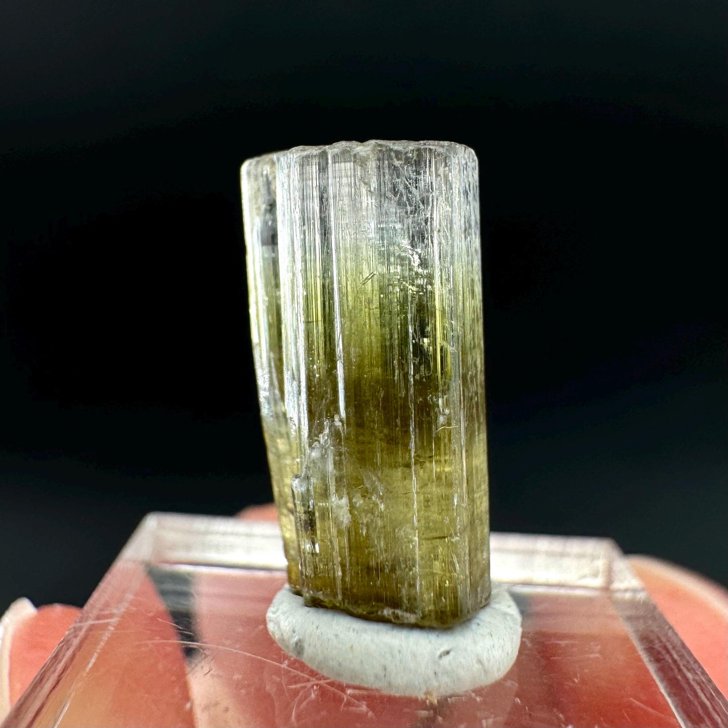 Elbaite Tourmaline | Green Crystal, mineral specimen from Paprok