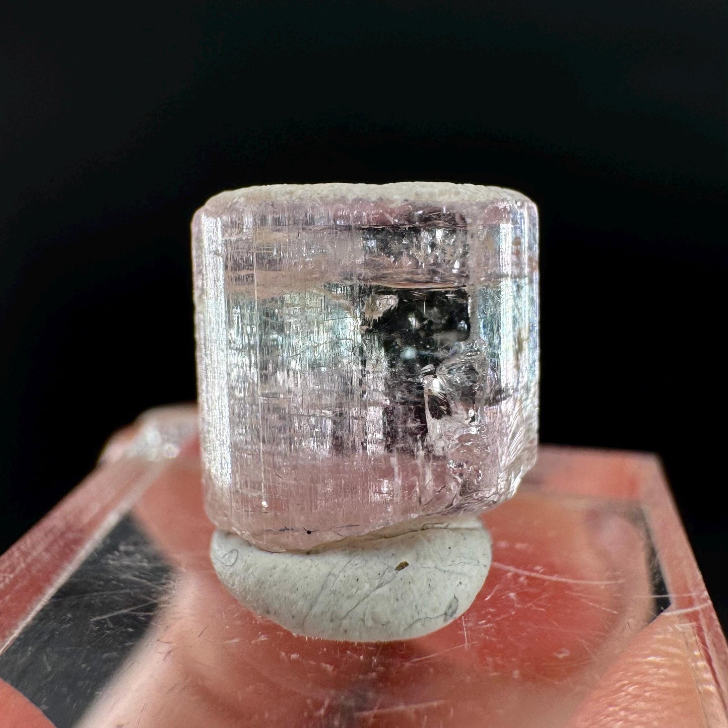 Elbaite Tourmaline | Pink & Green Bi-Color Crystal, mineral specimen from Paprok