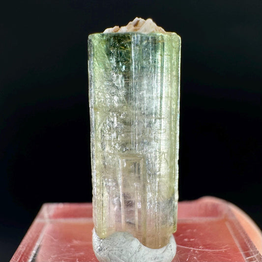 Watermelon Tourmaline | Green & Pink Bi-Color Elbaite Crystal, mineral specimen from Paprok