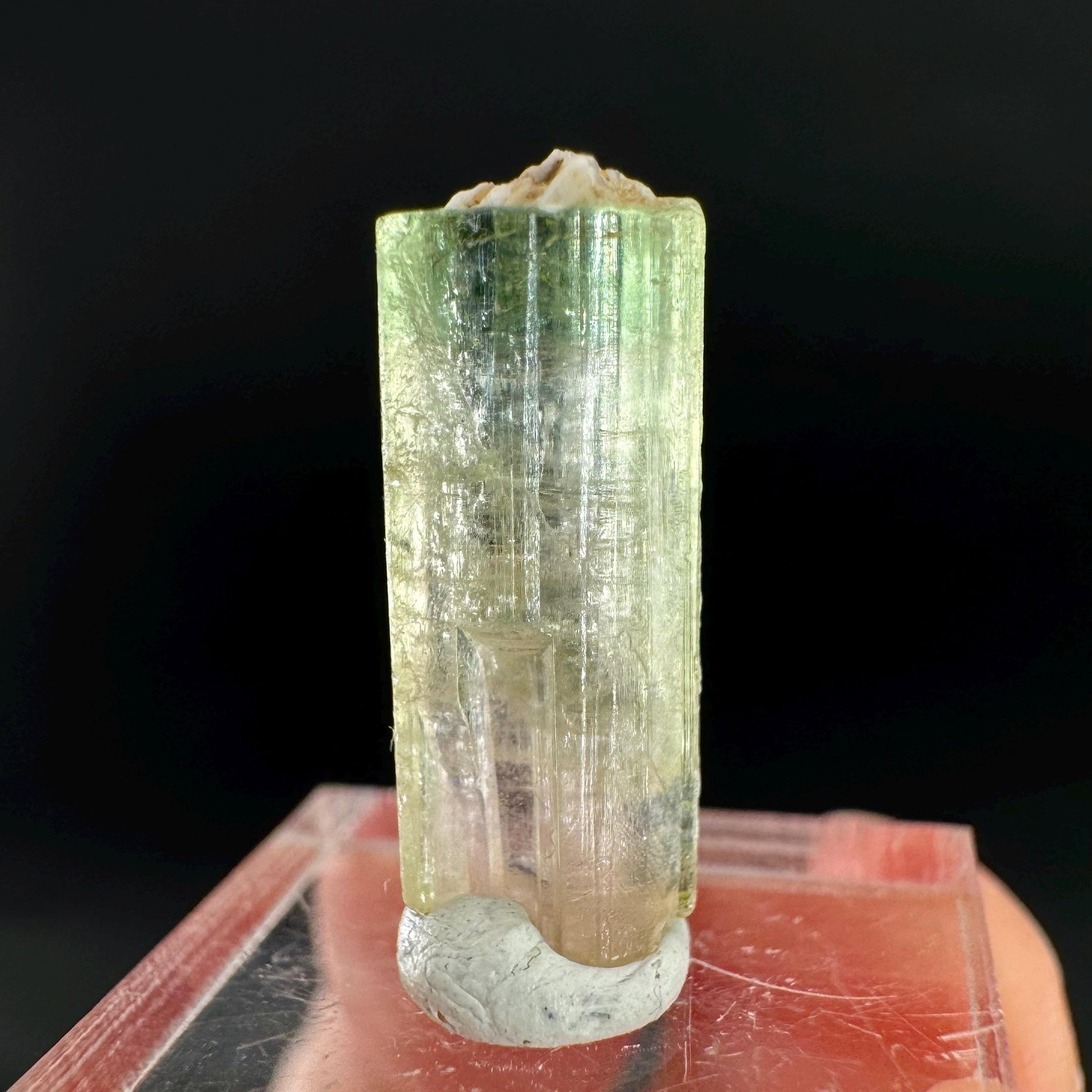 Watermelon Tourmaline | Green & Pink Bi-Color Elbaite Crystal, mineral specimen from Paprok