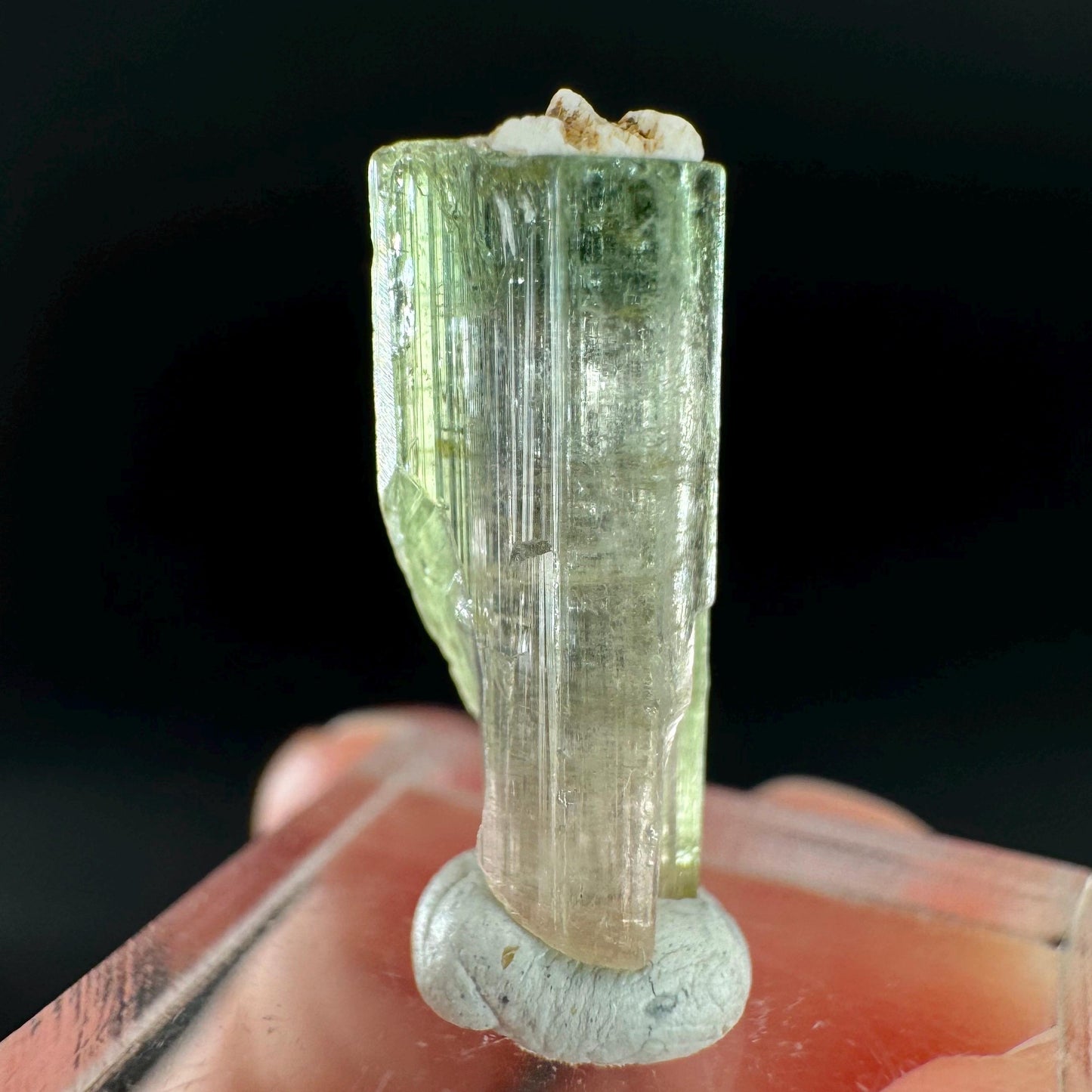Watermelon Tourmaline | Green & Pink Bi-Color Elbaite Crystal, mineral specimen from Paprok